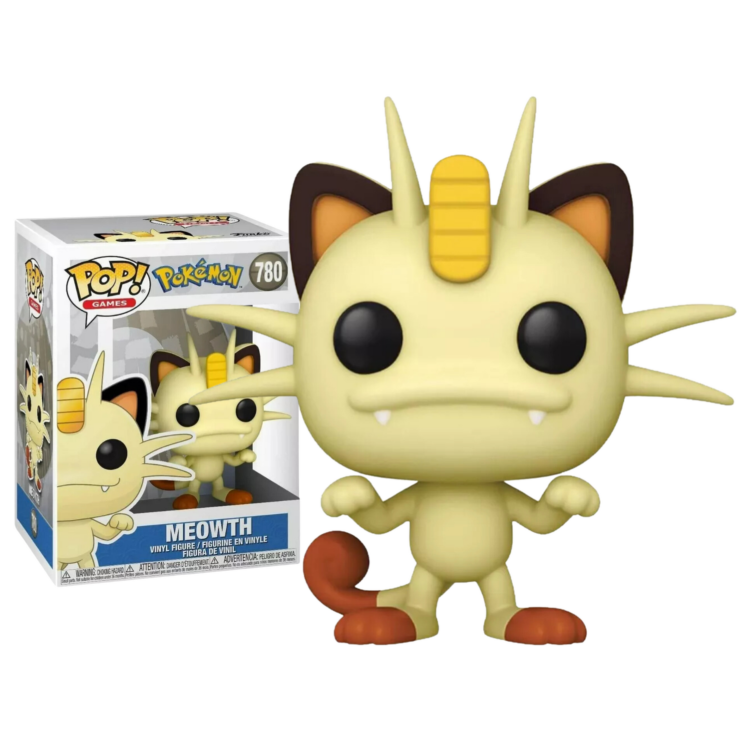 Funko Pop Meowth 780 Pokemon Pikachu Team Rocket Charmander