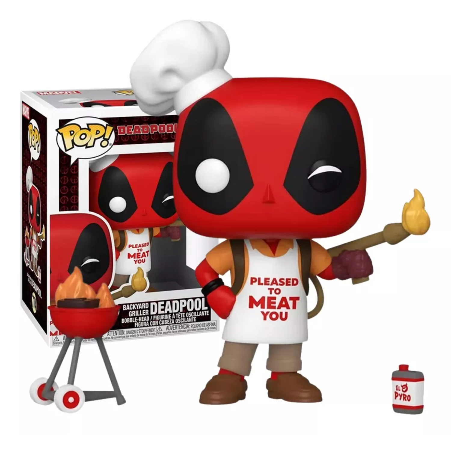 Funko Pop Deadpool 30 Aniversario Parrilla Trasera Didpol