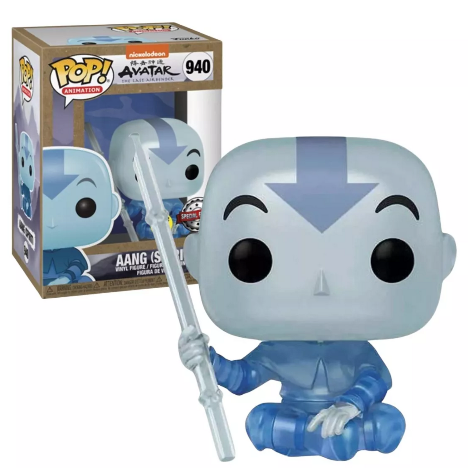 Funko Pop Aang Spirit Espíritu Ang 940 Glow Brilla Excusivo