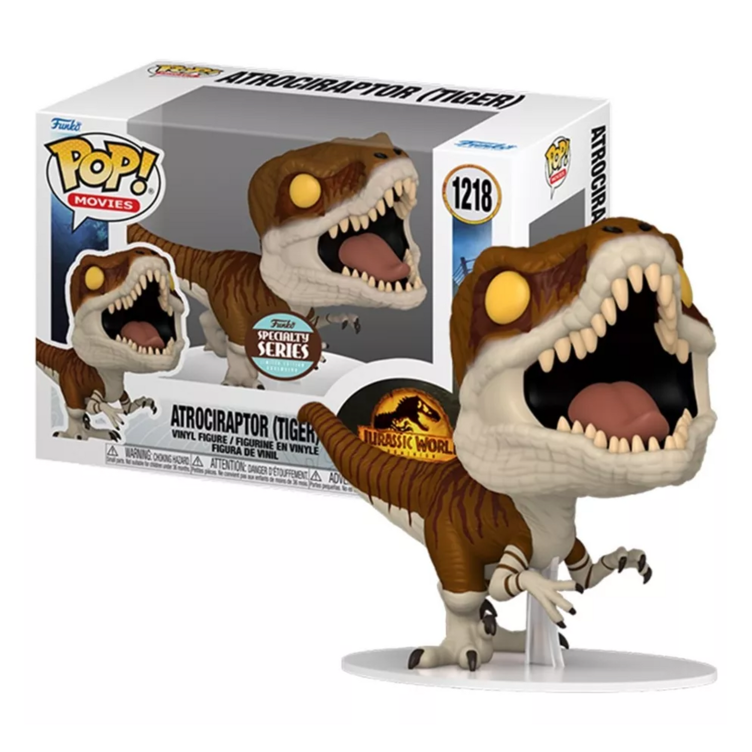 Funko Pop Atrociraptor Tiger Jurassic Dinosaurio