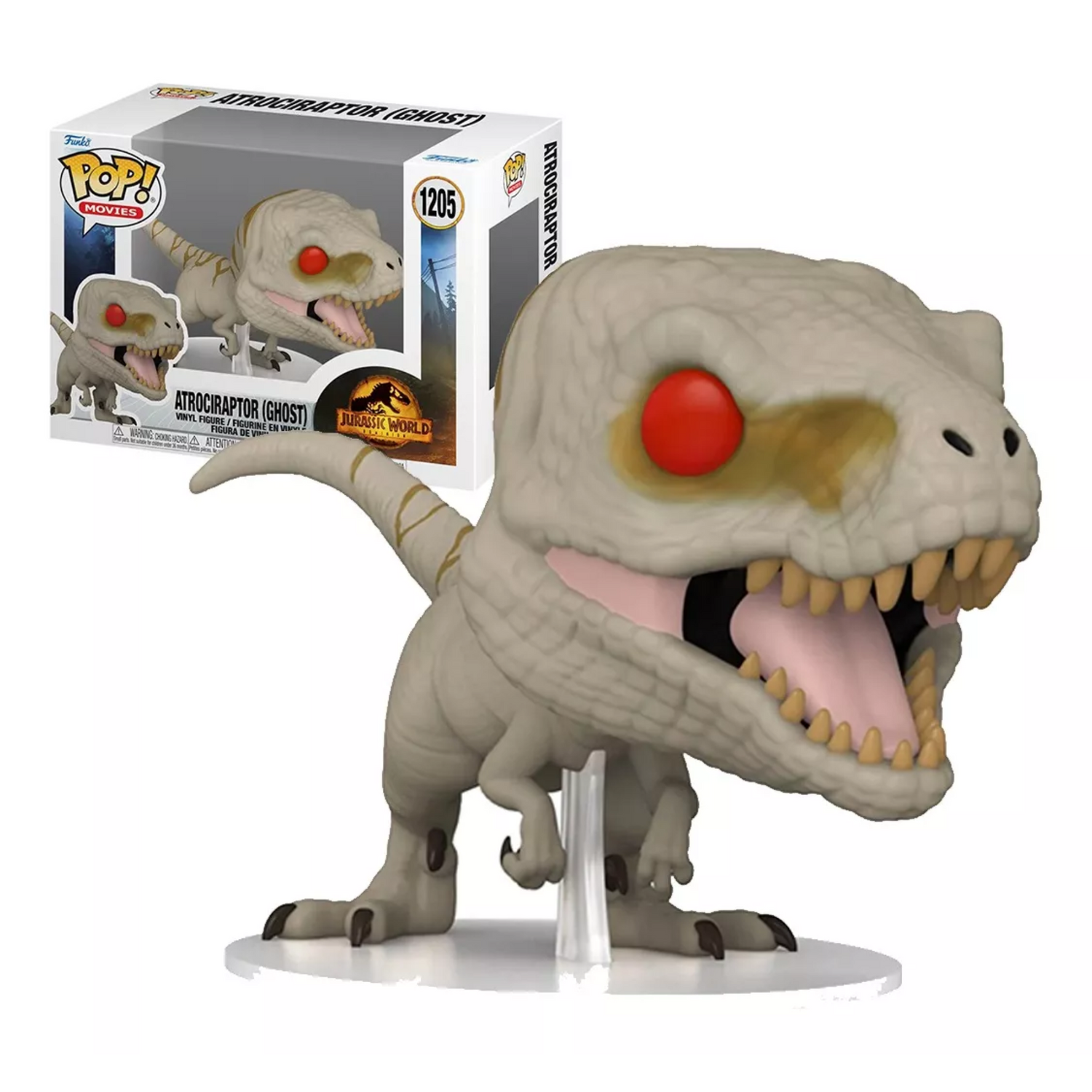 Funko Pop Atrociraptor Ghost Dinosaurio Jurassic Jurasico