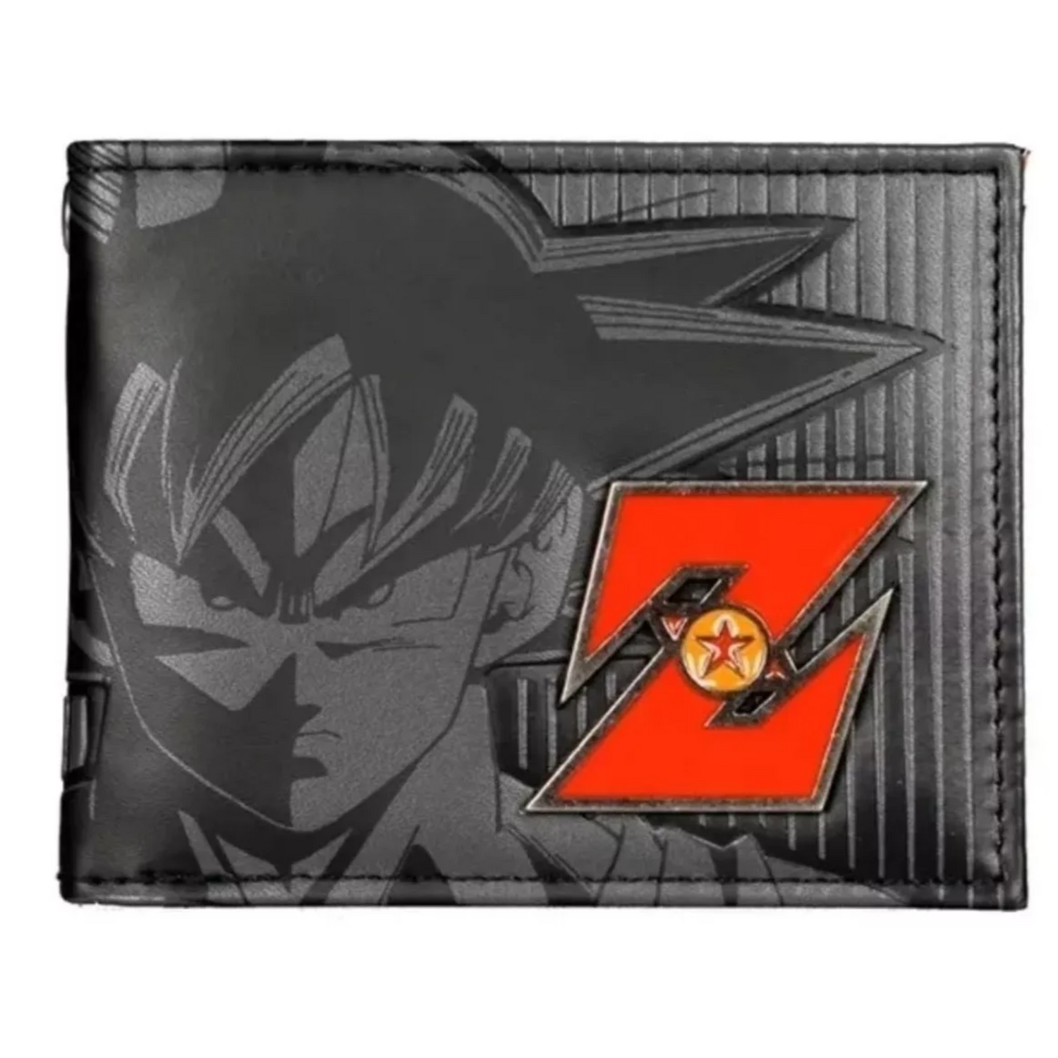 Cartera Dragon Ball Z Goku Billetera Vegeta Negro Gris