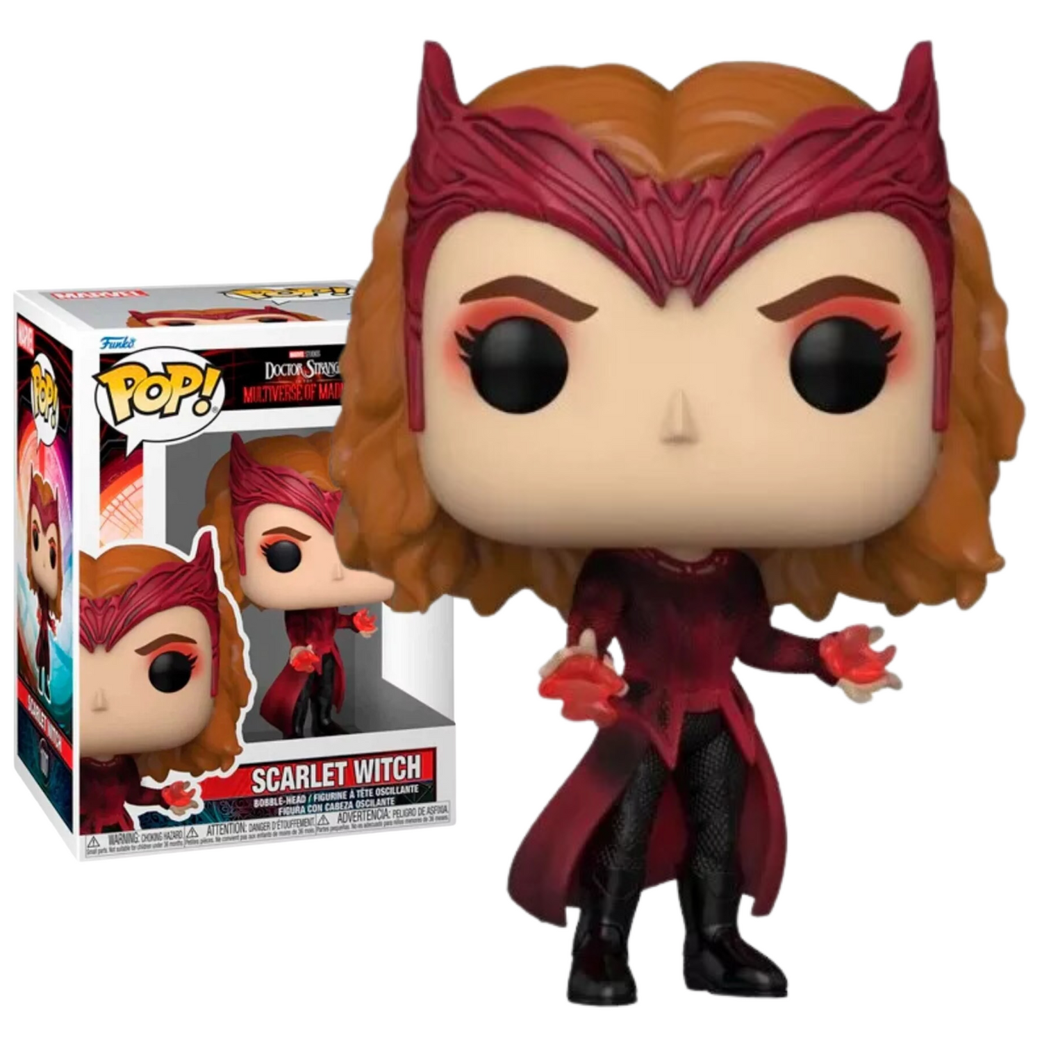 Funko Pop Scarlet Witch 1007 Bruja Escarlata Marvel