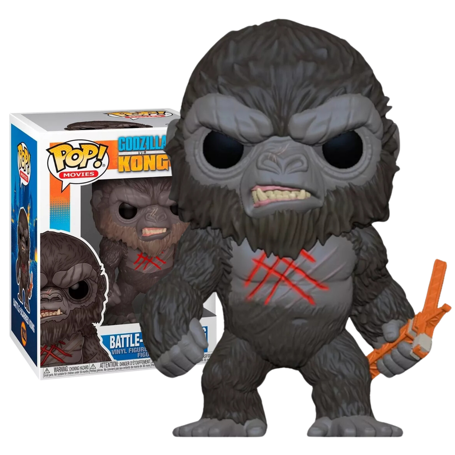 Funko Pop King Kong Vs Godzilla Battle Scared
