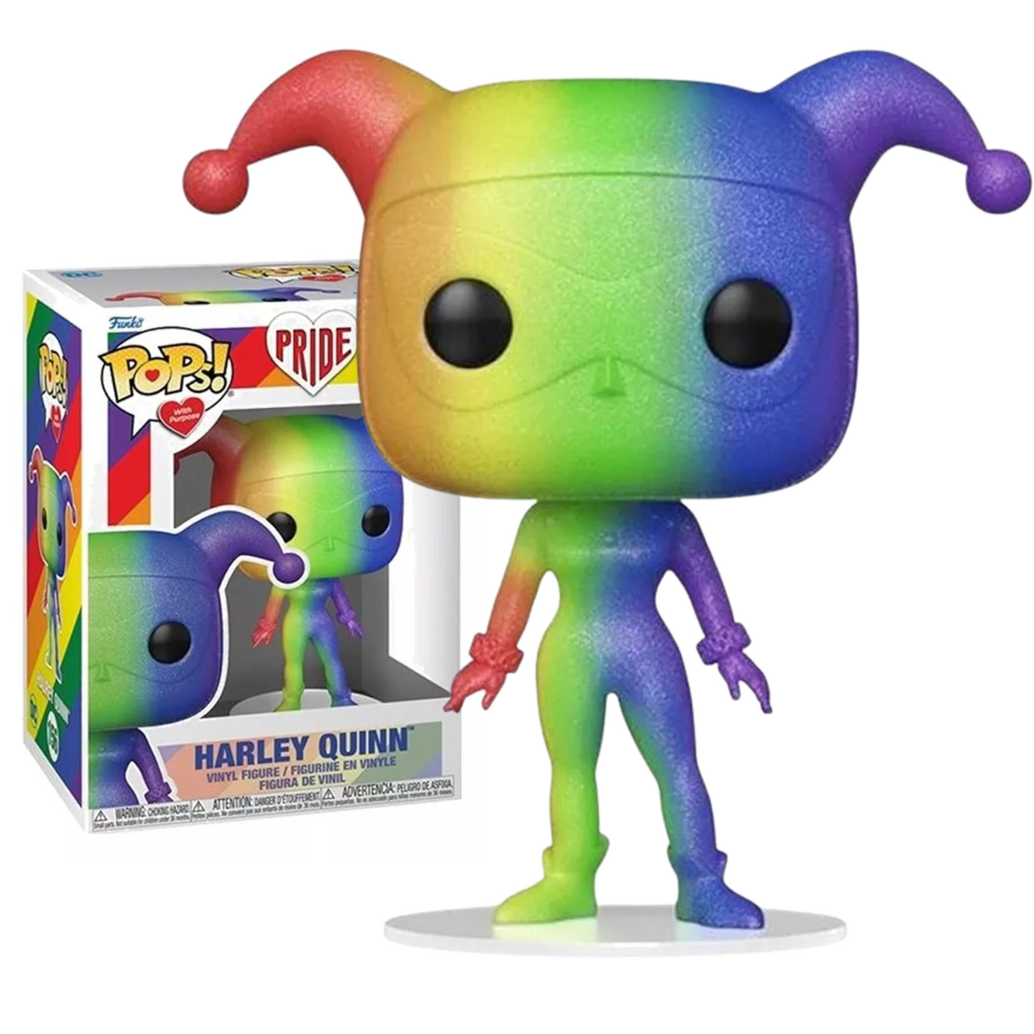 Funko Pop Harley Quinn Pride Dc Purpuse 156 Valentin