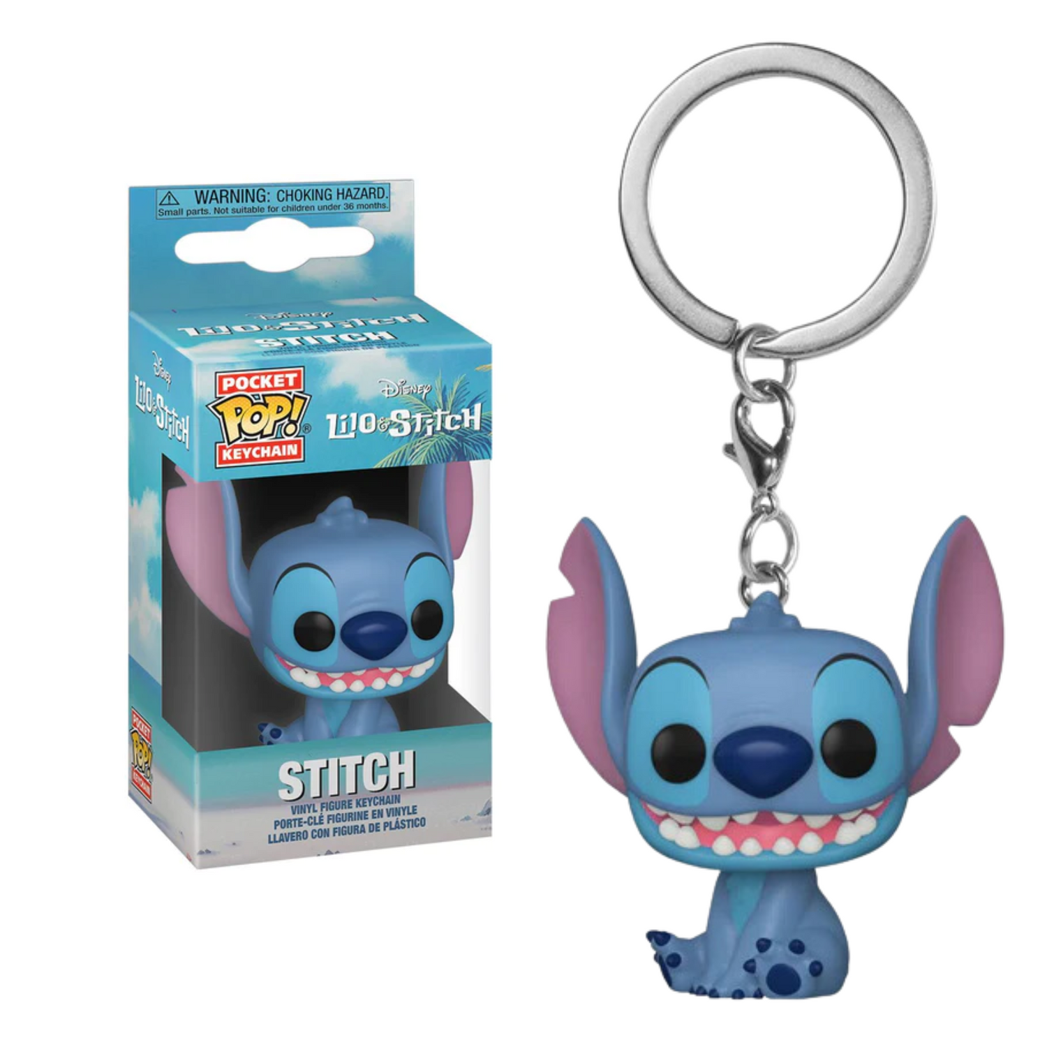 Funko Pop Llavero Stitch Sentado Lilo Keychain Disney