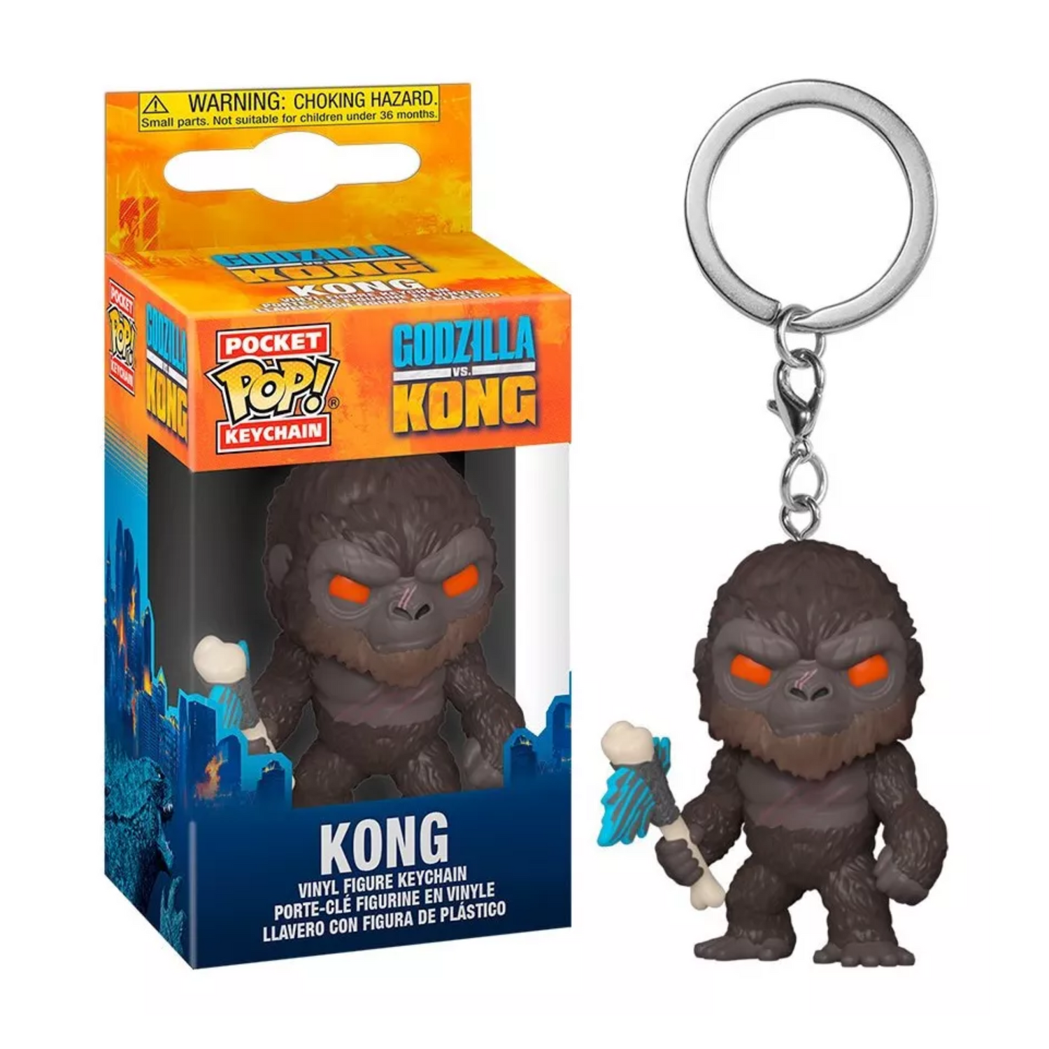 Funko Pop Llavero King Kong Keychain Chango Mono Godzilla