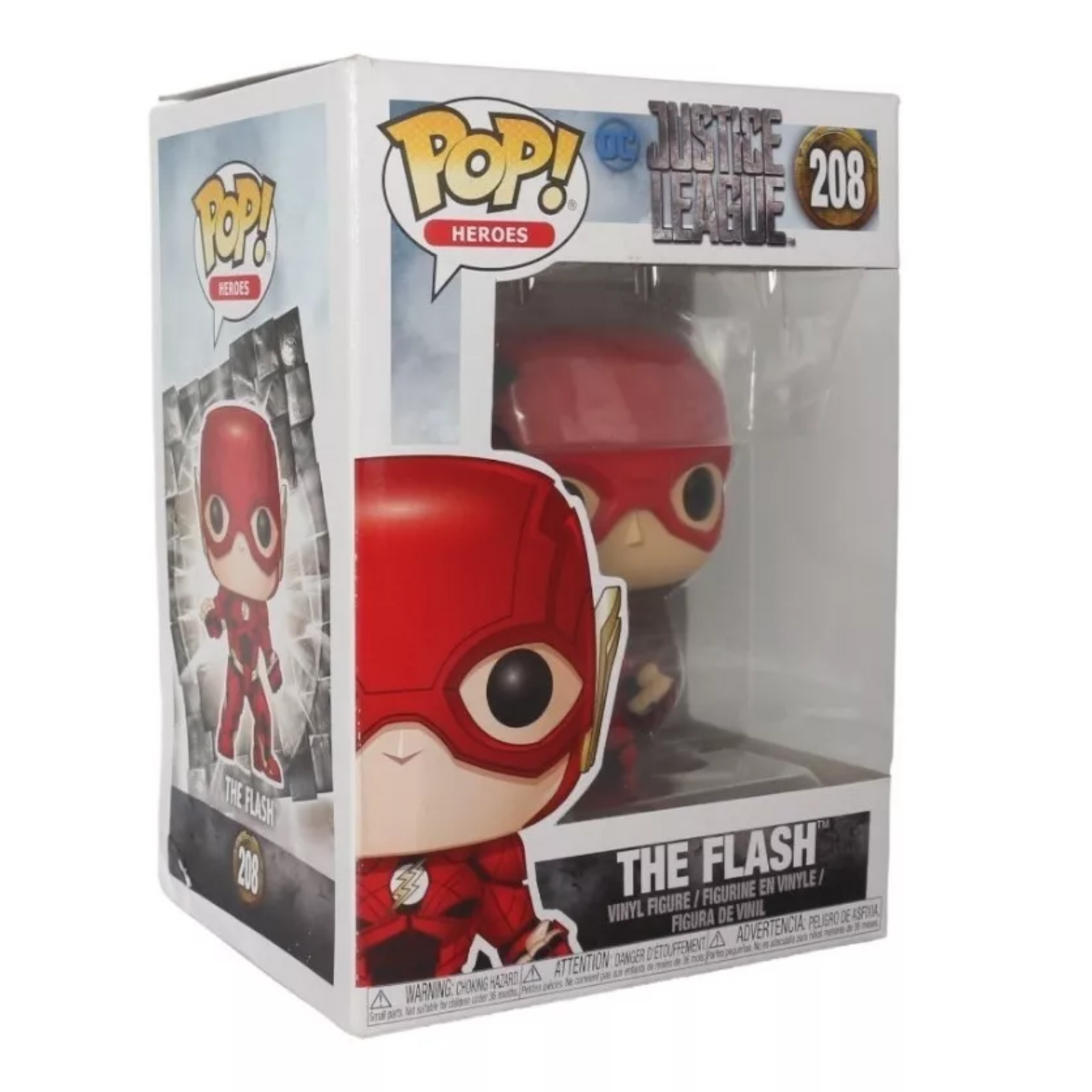 Funko Pop Dc Comics Justice Liga League 208 Flash Caja Lastimada