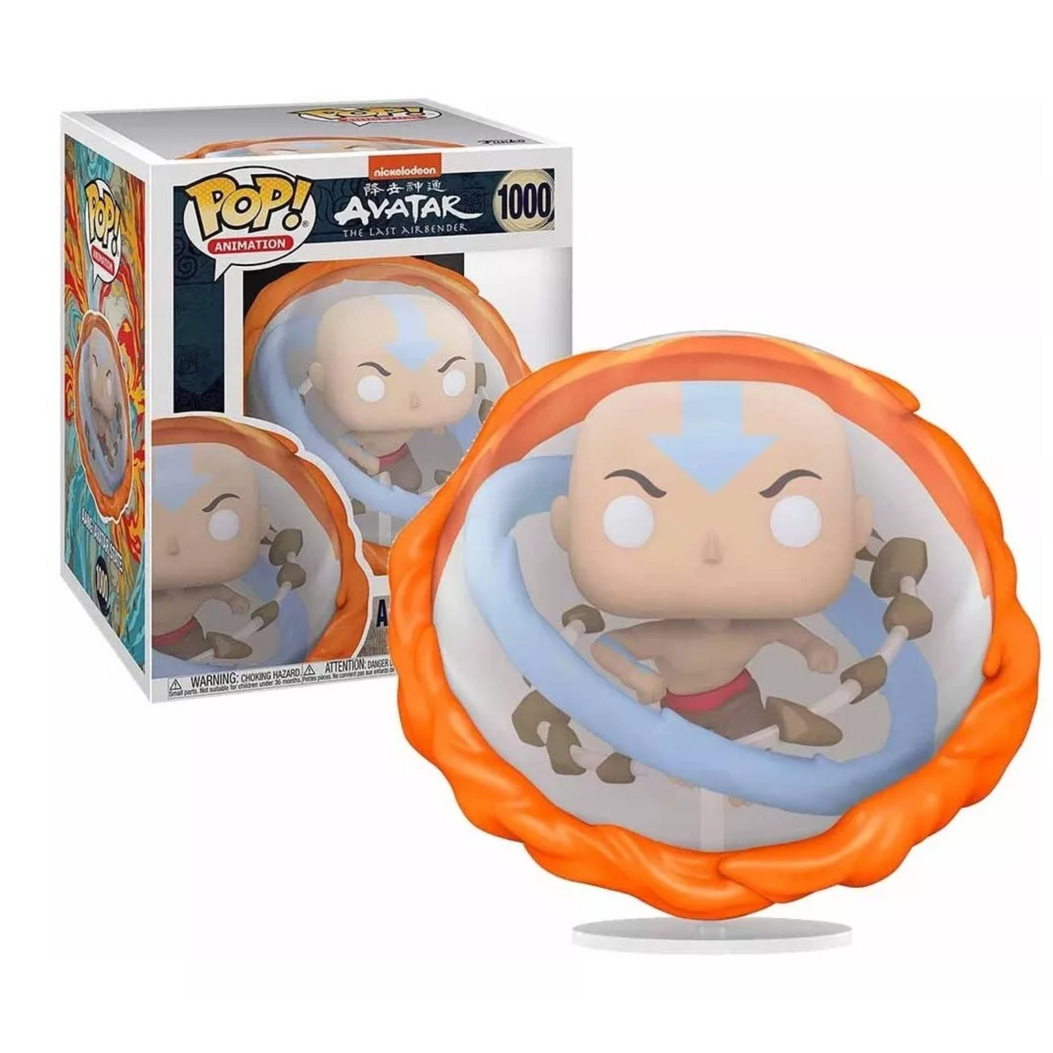 Funko Pop Avatar Aang Ang 1000 Ultimo Aire Fuego