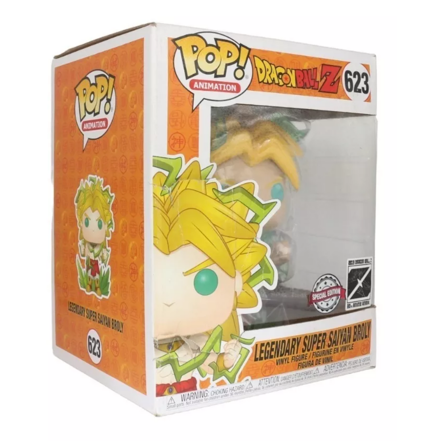 Funko Pop Broly 623 Dragon Ball Z Especial Anime Caja Lastimada