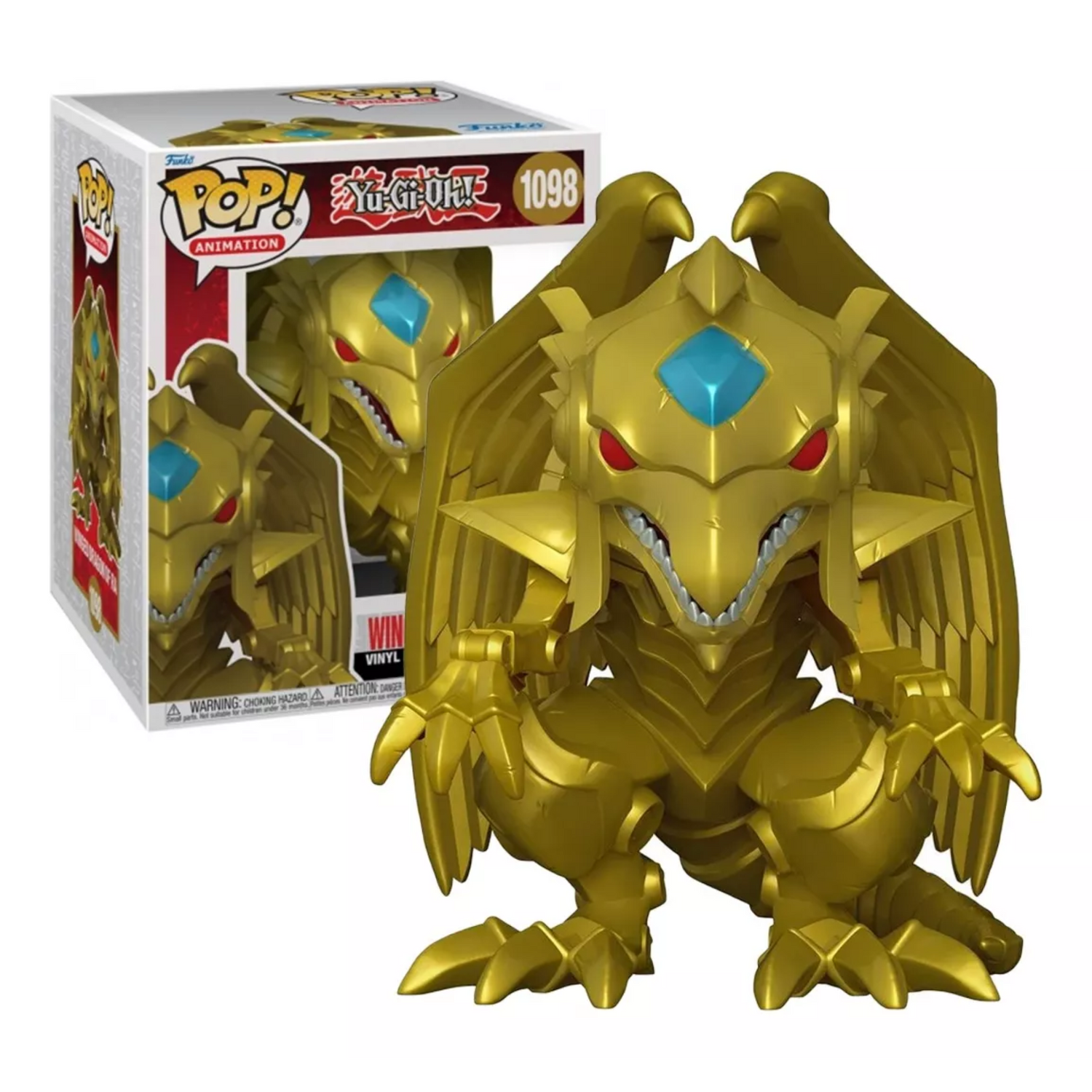 Funko Pop Winged Dragon Of Ra Yu-gi-oh 1098 Alado Yugi