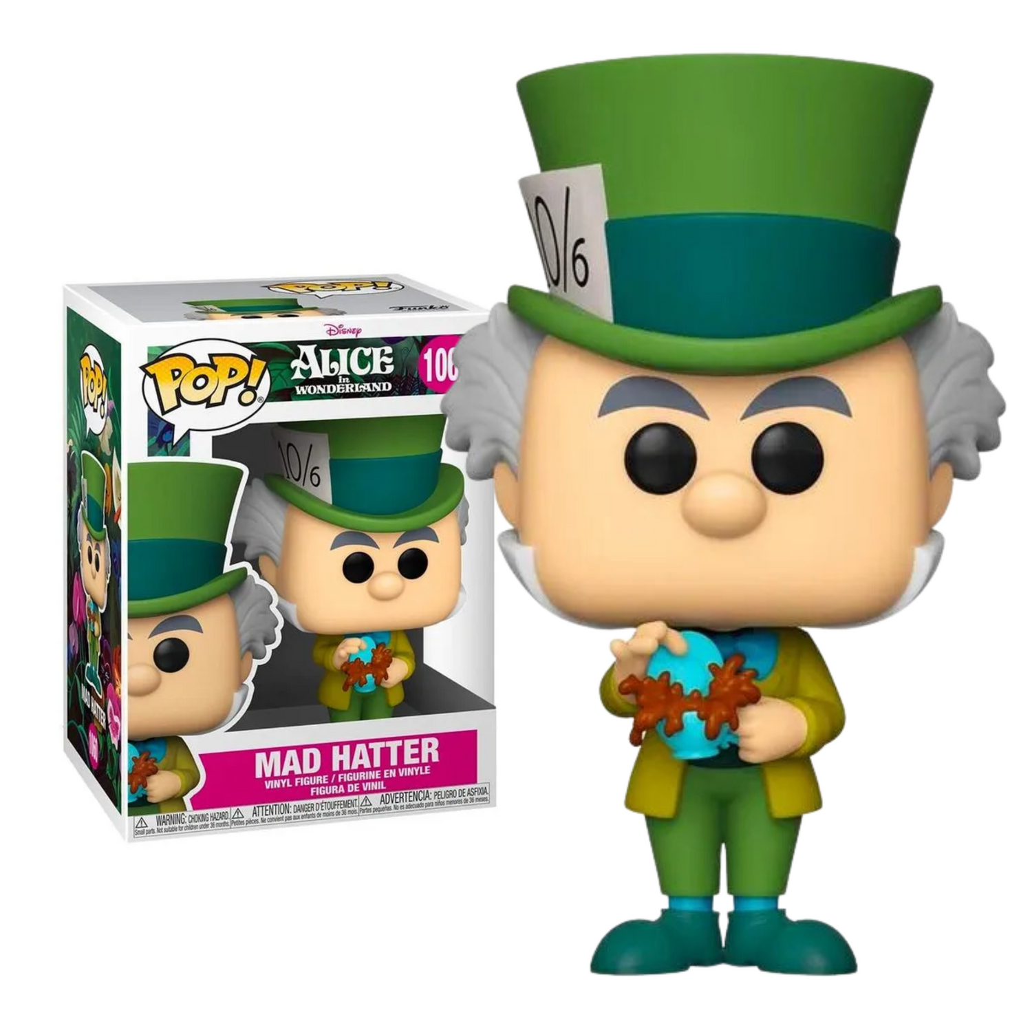 Funko Pop Disney Sombrerero Mad 1060 Alicia Alice Hater Cat