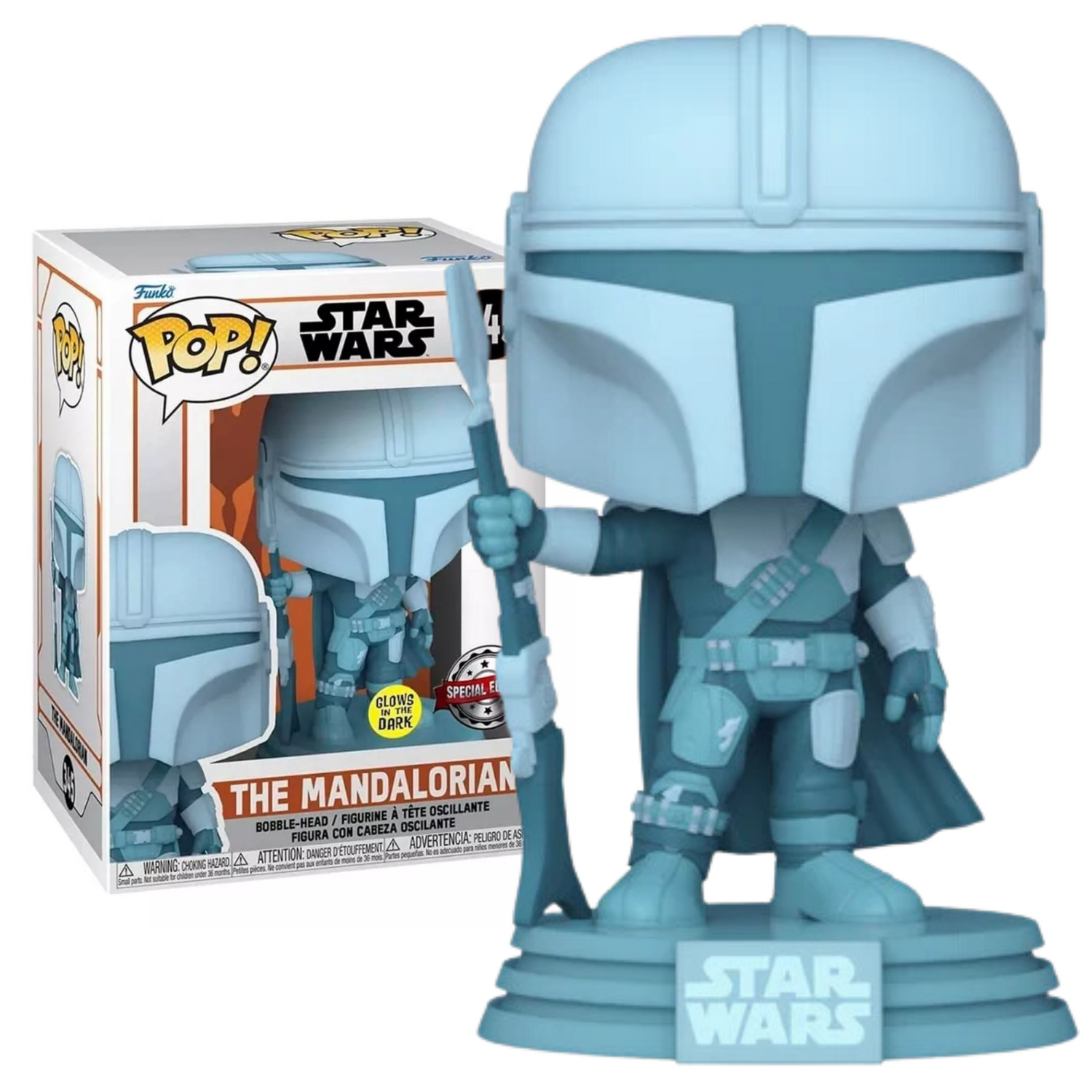 Funko Pop Mandalorian Glows Brilla Star Wars