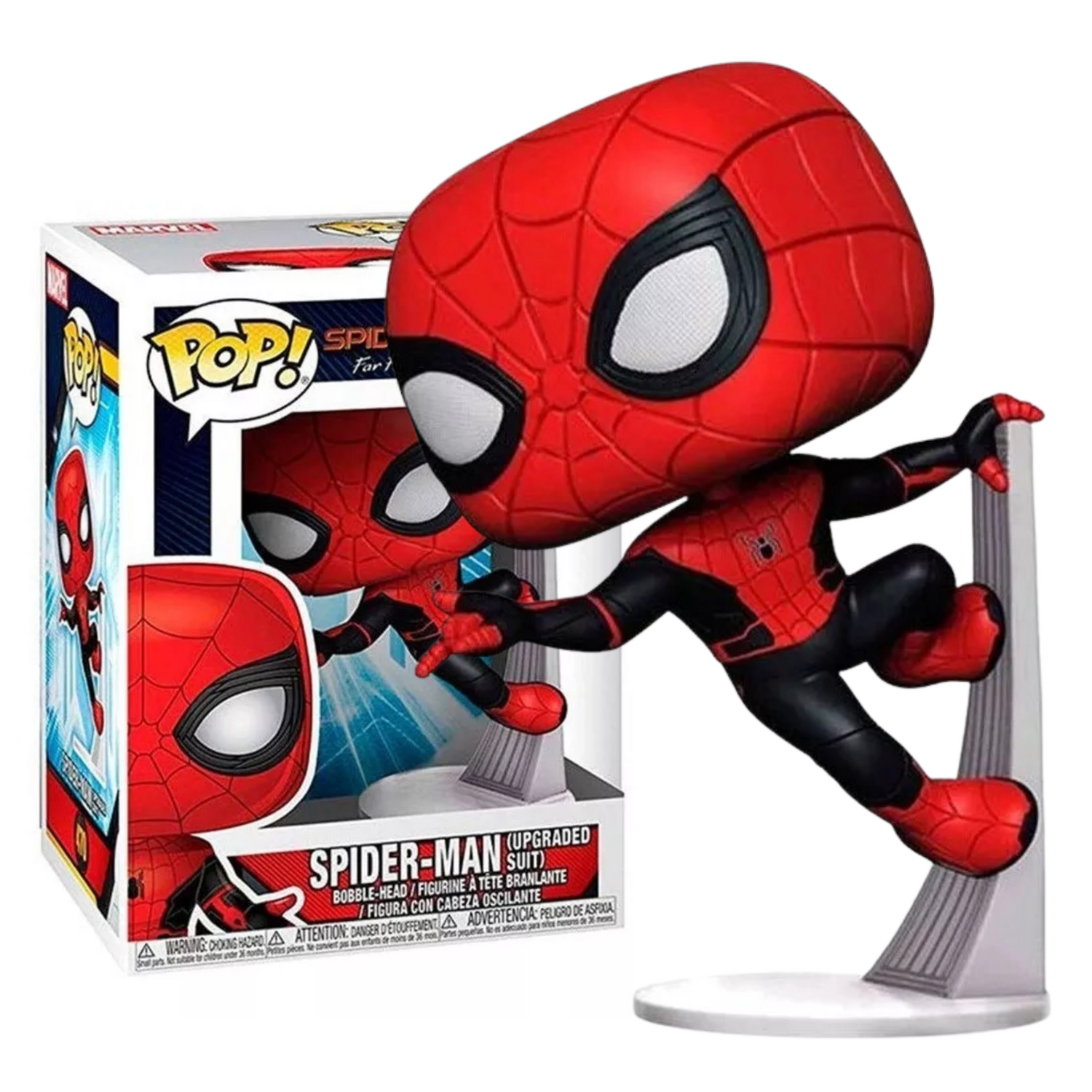 Funko Pop Spiderman 470 Hombre Araña Trepando Peter Parker