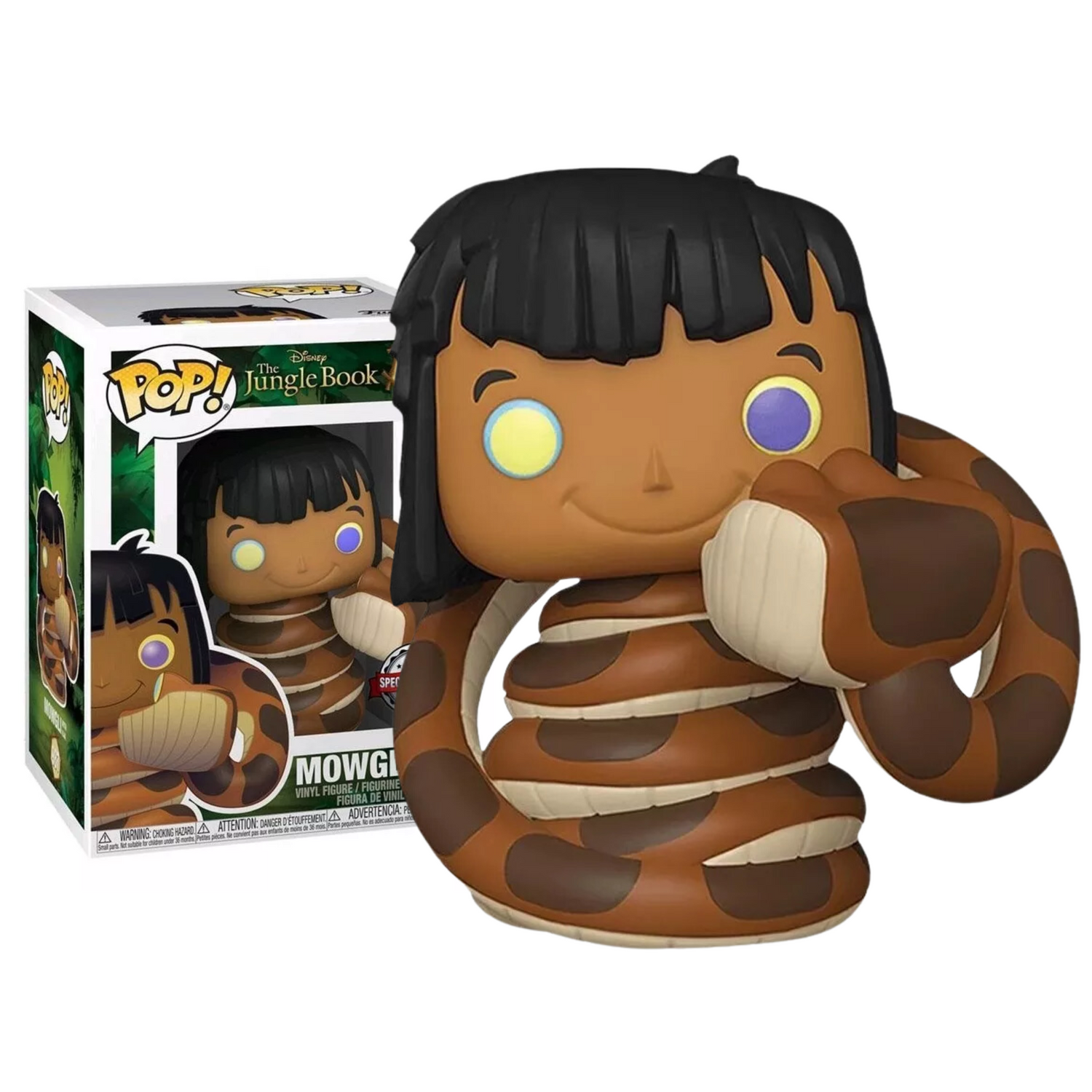 Funko Pop Disney Mowgli 987 Libro Selva Jungle Special Kaa