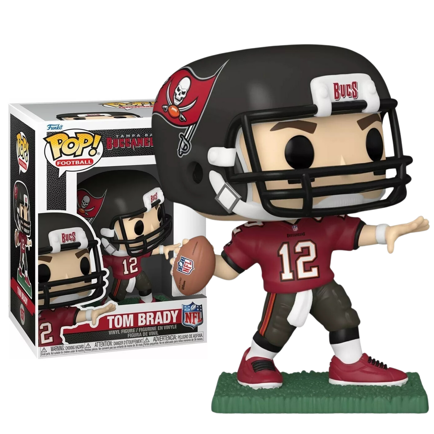 Funko Pop Tom Brady Nfl Bucs Football Uniforme