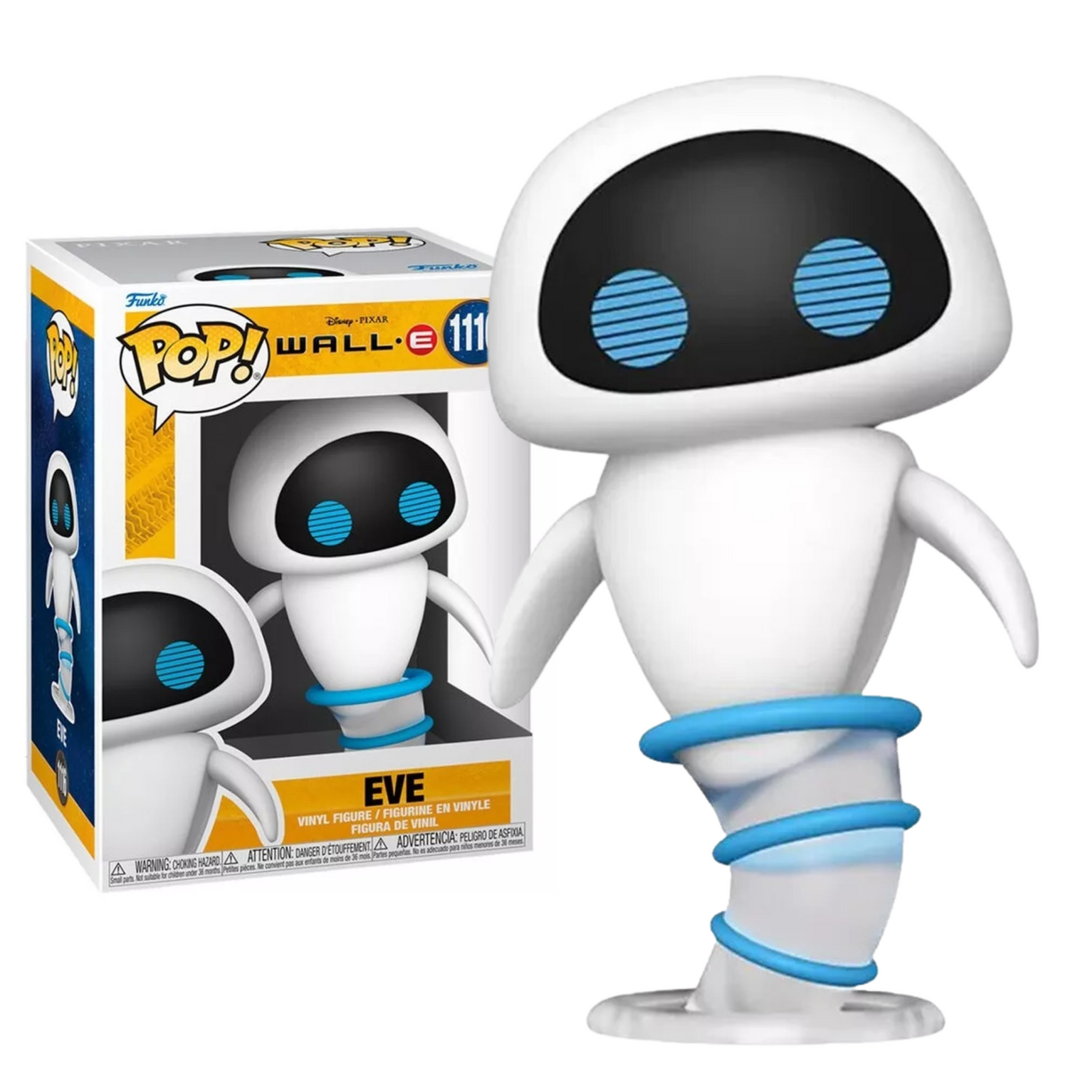 Funko Pop Disney Wall E Eva Eve 1116 Volando Walle