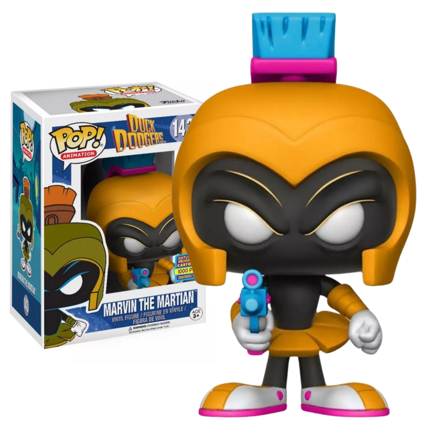 Funko Pop Marvin Marciano Neon Exclusivo Descontinuado