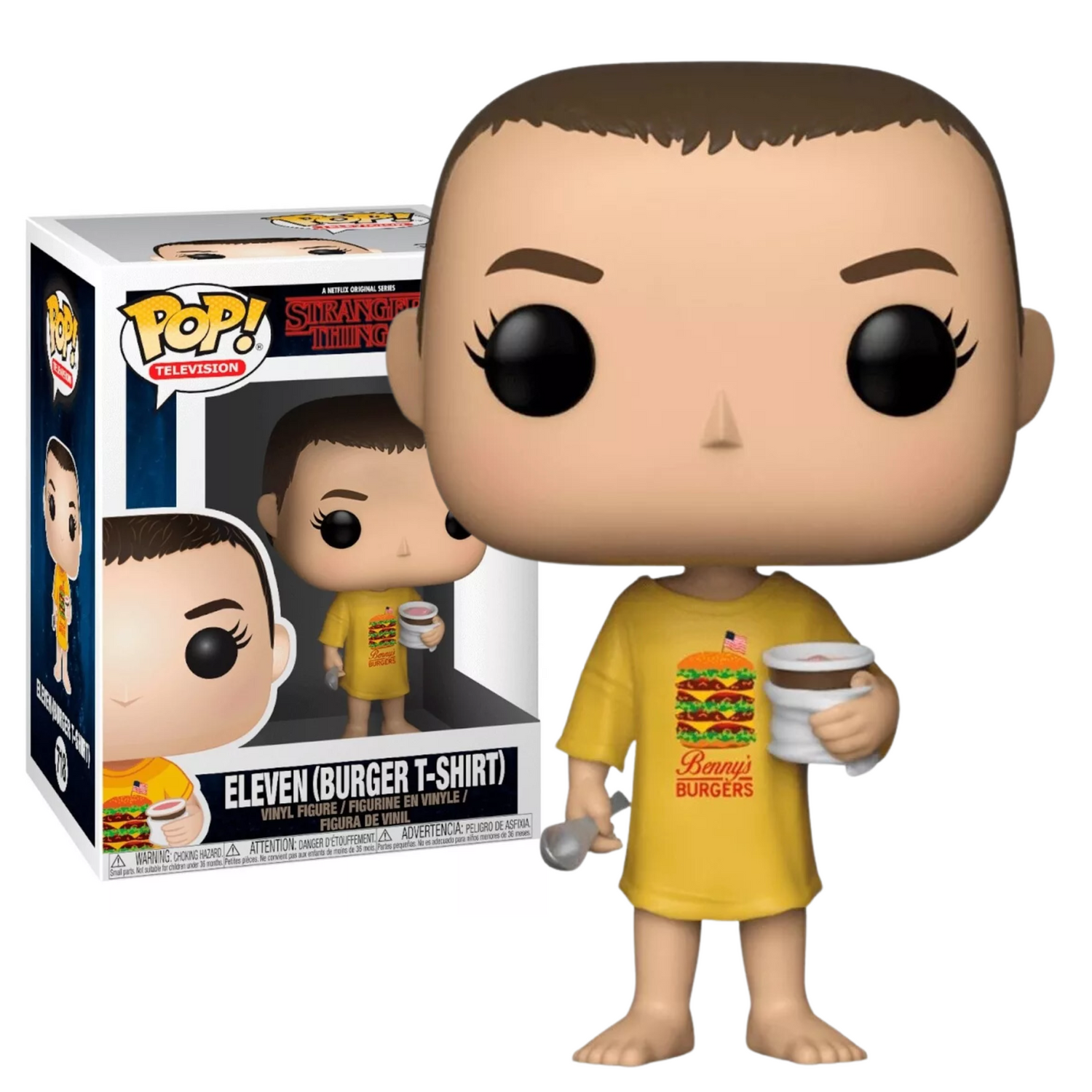 Funko Pop Eleven Hamburguesa 718 In Burguer Stranger Things