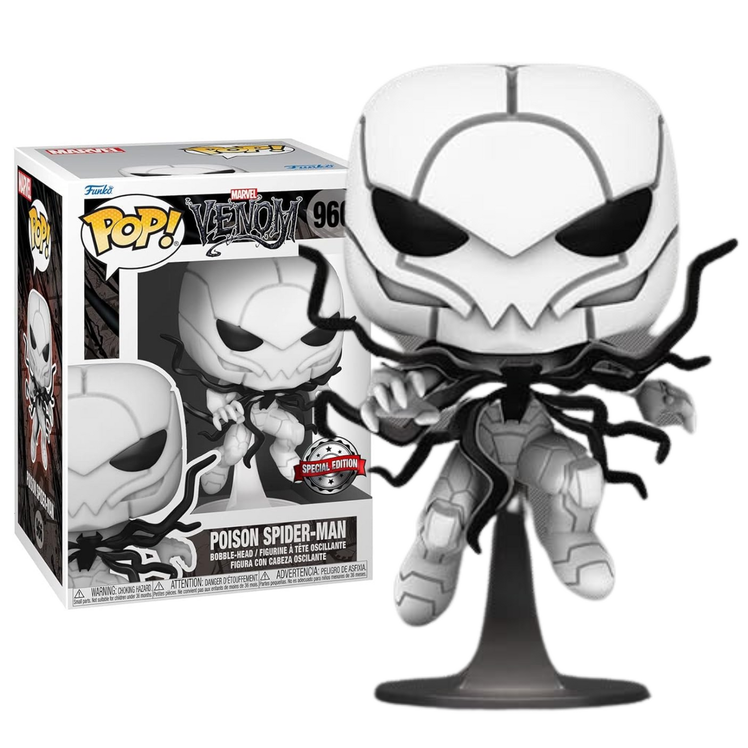 Funko Pop Marvel Venom Poison Spiderman  966 Chase