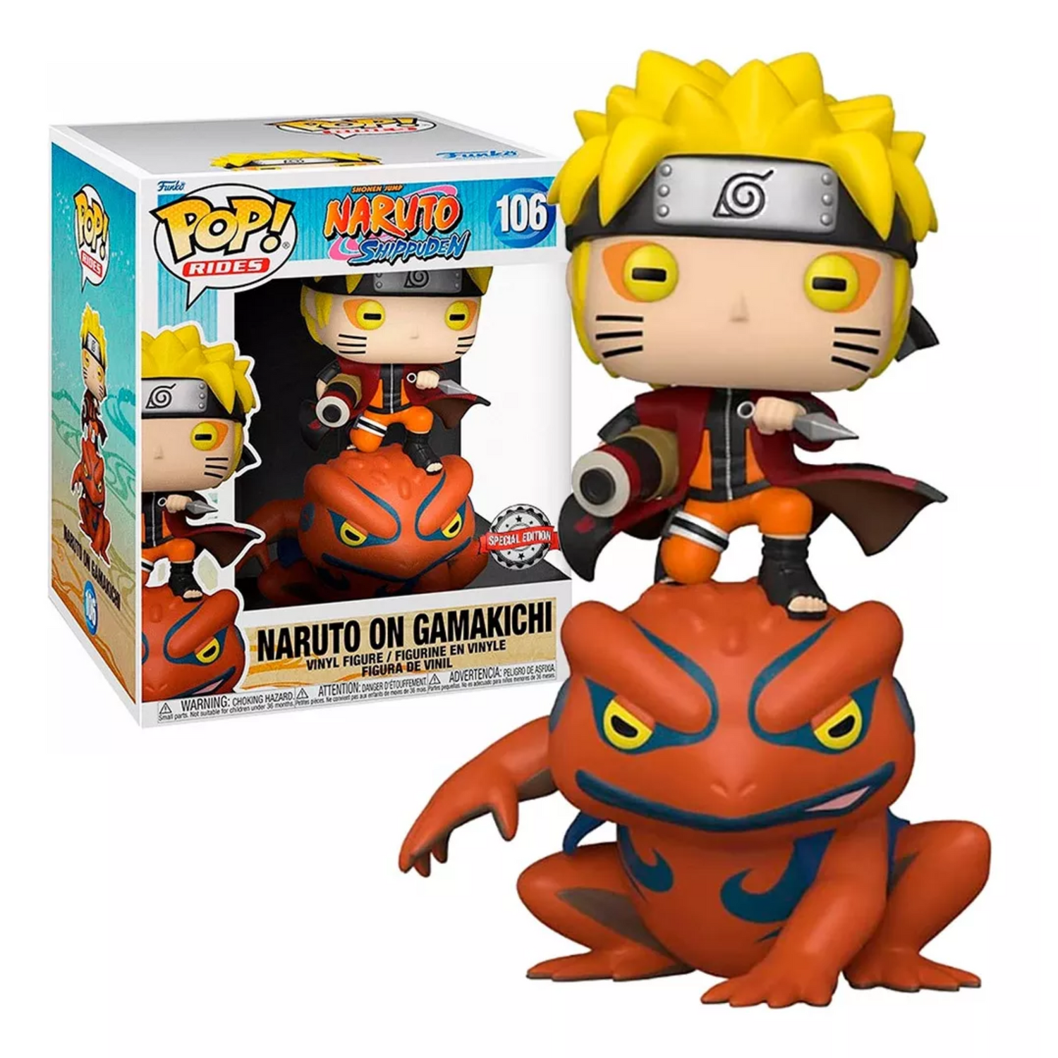 Funko Pop Naruto Sabio 6 Pulgadas Gamakichi 106 Exclusivo