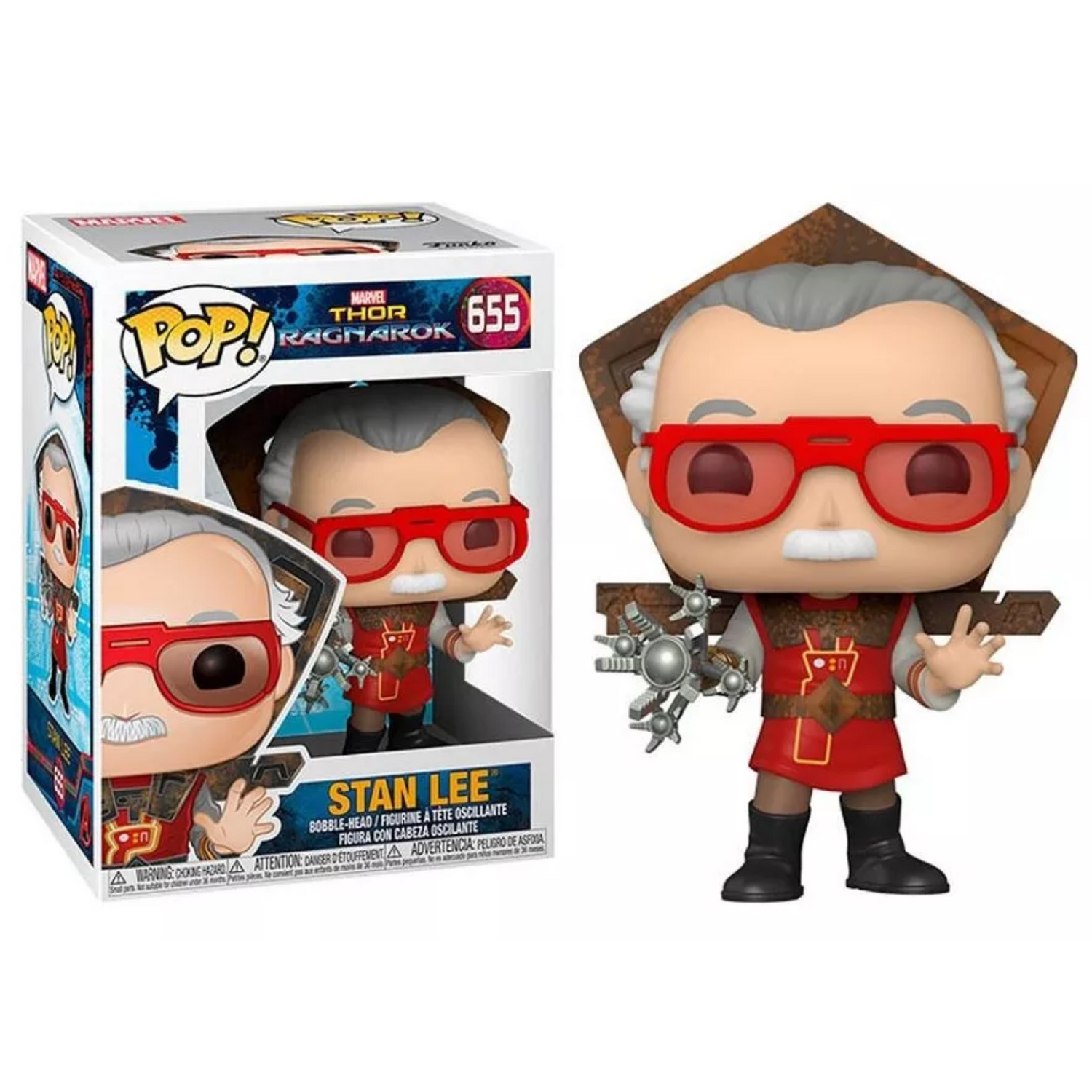 Funko Pop Stan Lee In Ragnarok Outfit Thor Loki Marvel