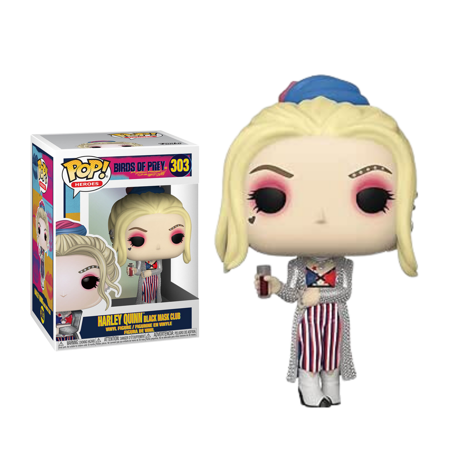 Funko Pop Harley Quinn Black Mask Club Birds Of Prey Aves F