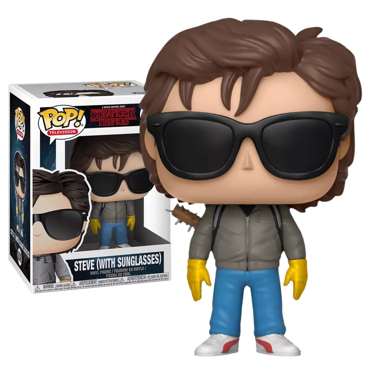 Funko Pop Steve Lentes Sol 638 Stranger Things Gafas Eleven
