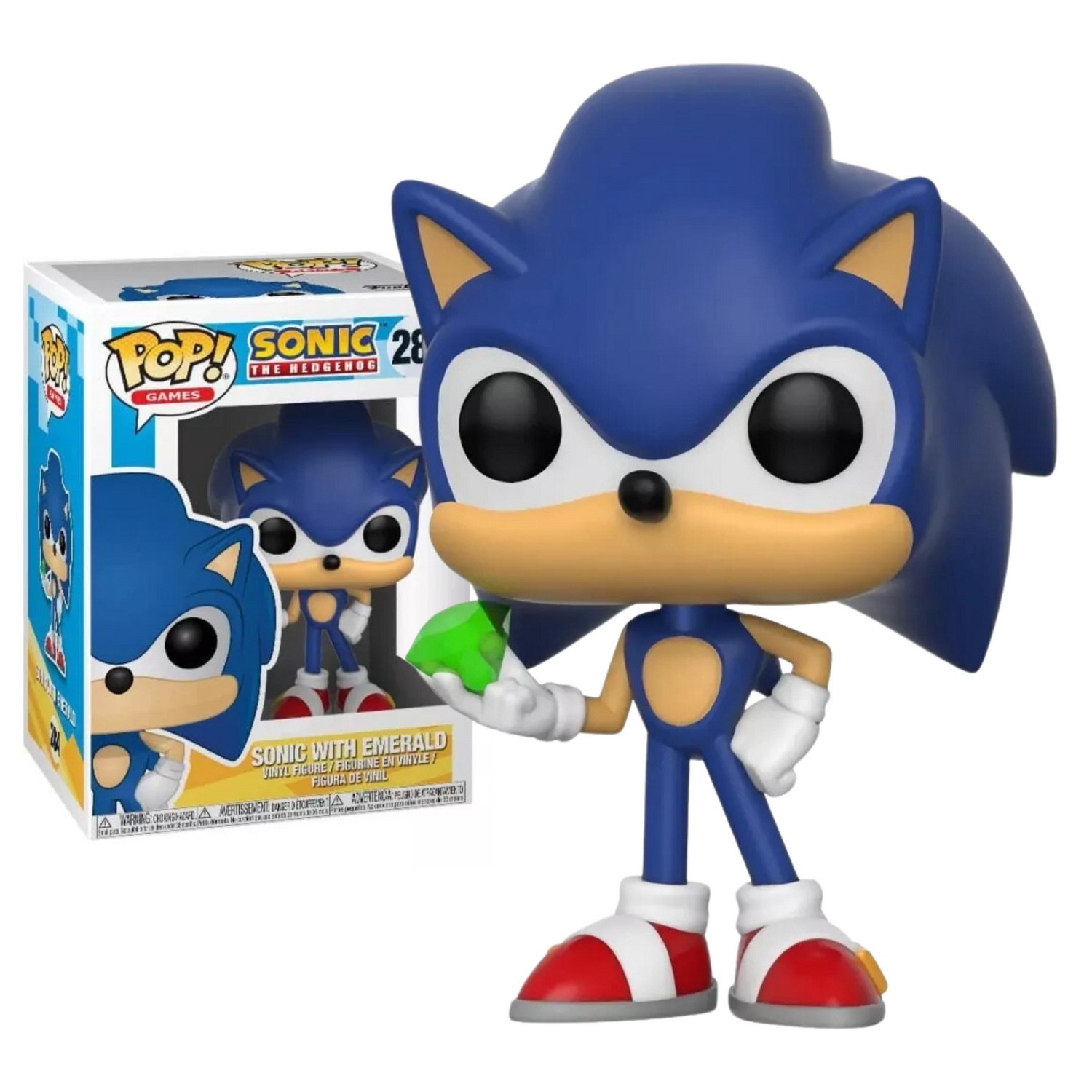 Funko Pop Sonic Esmeralda 284 Hedgehog Videojuego