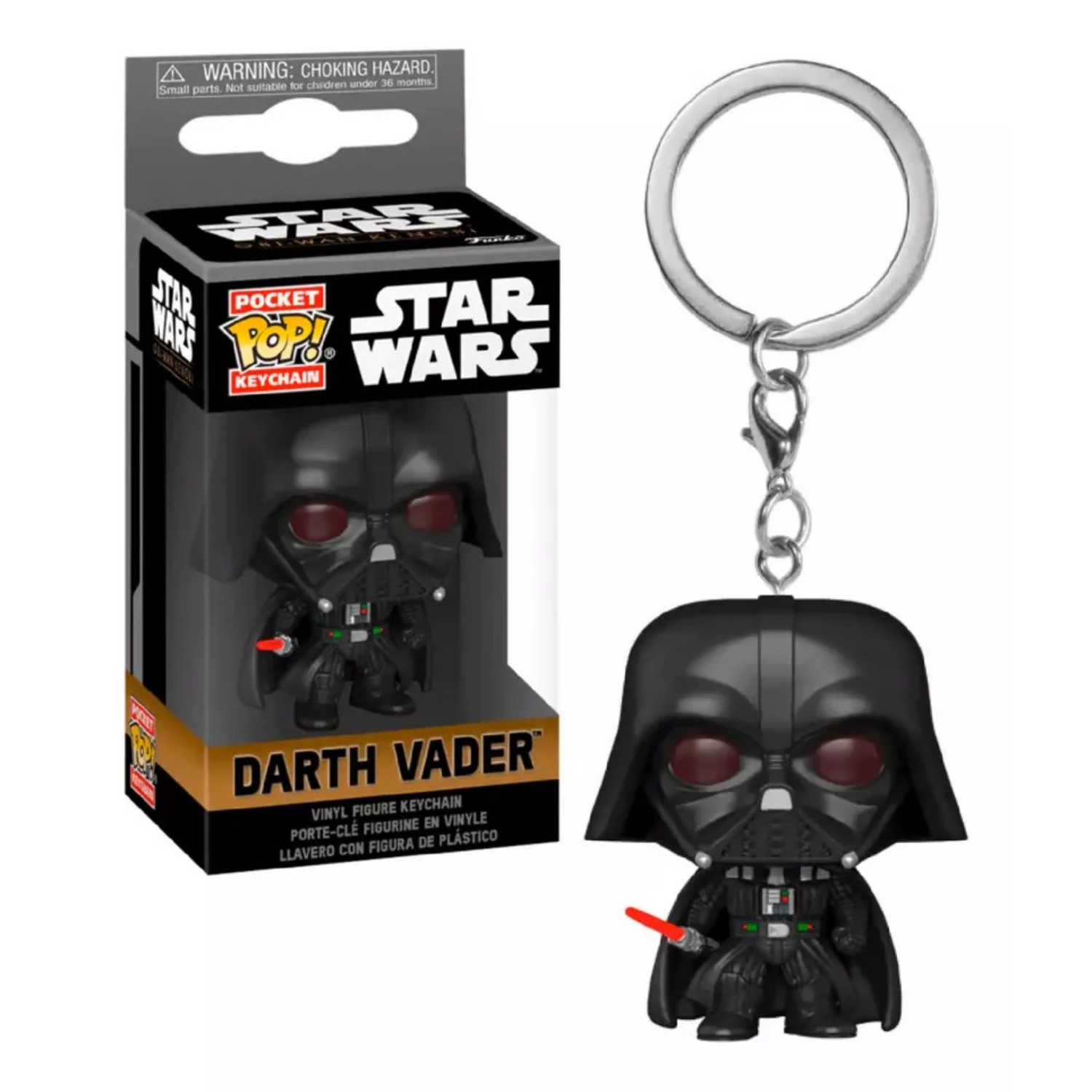 Funko Pop Llavero Star Wars Darth Vader Sable De Luz  Luke
