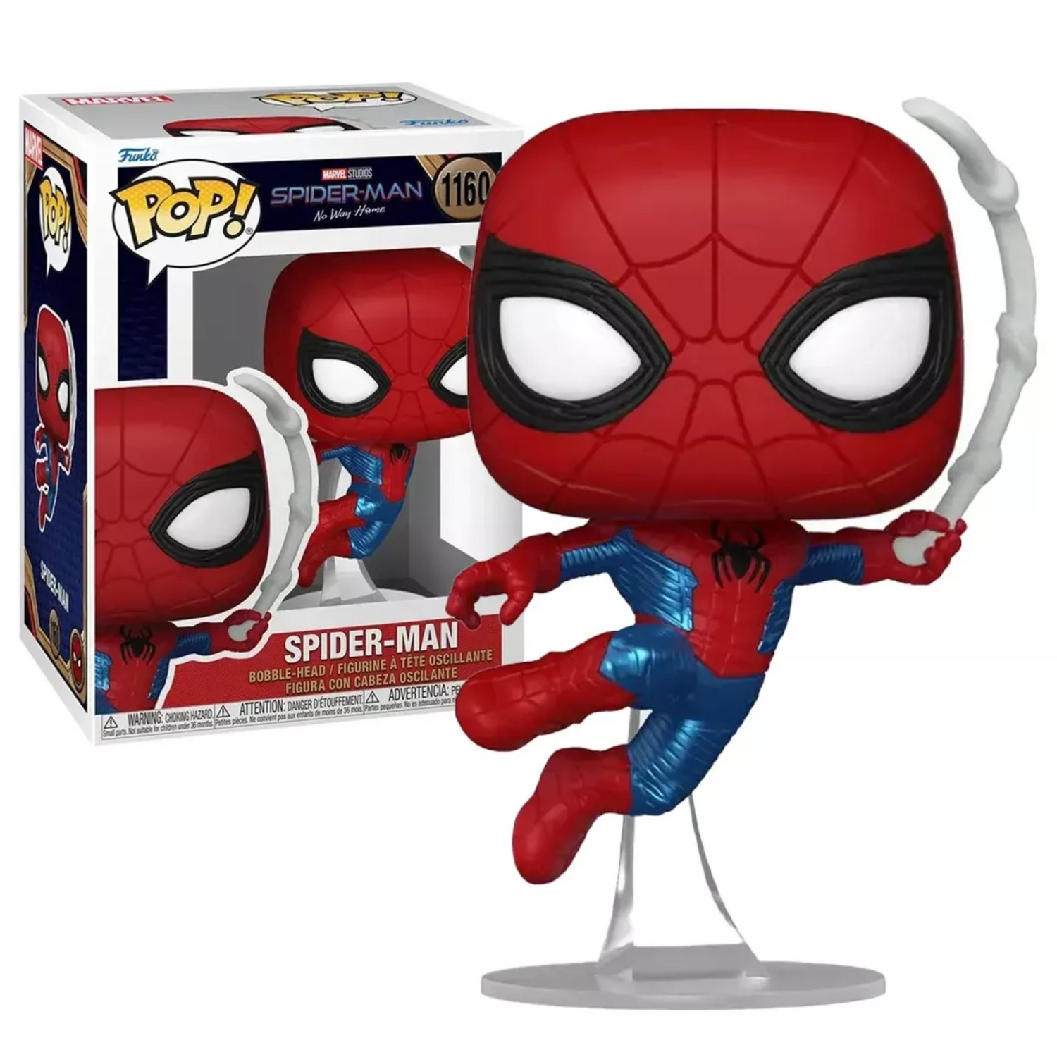 Funko Pop Spiderman 1160 No Way Home Tom Holland Spiderverse