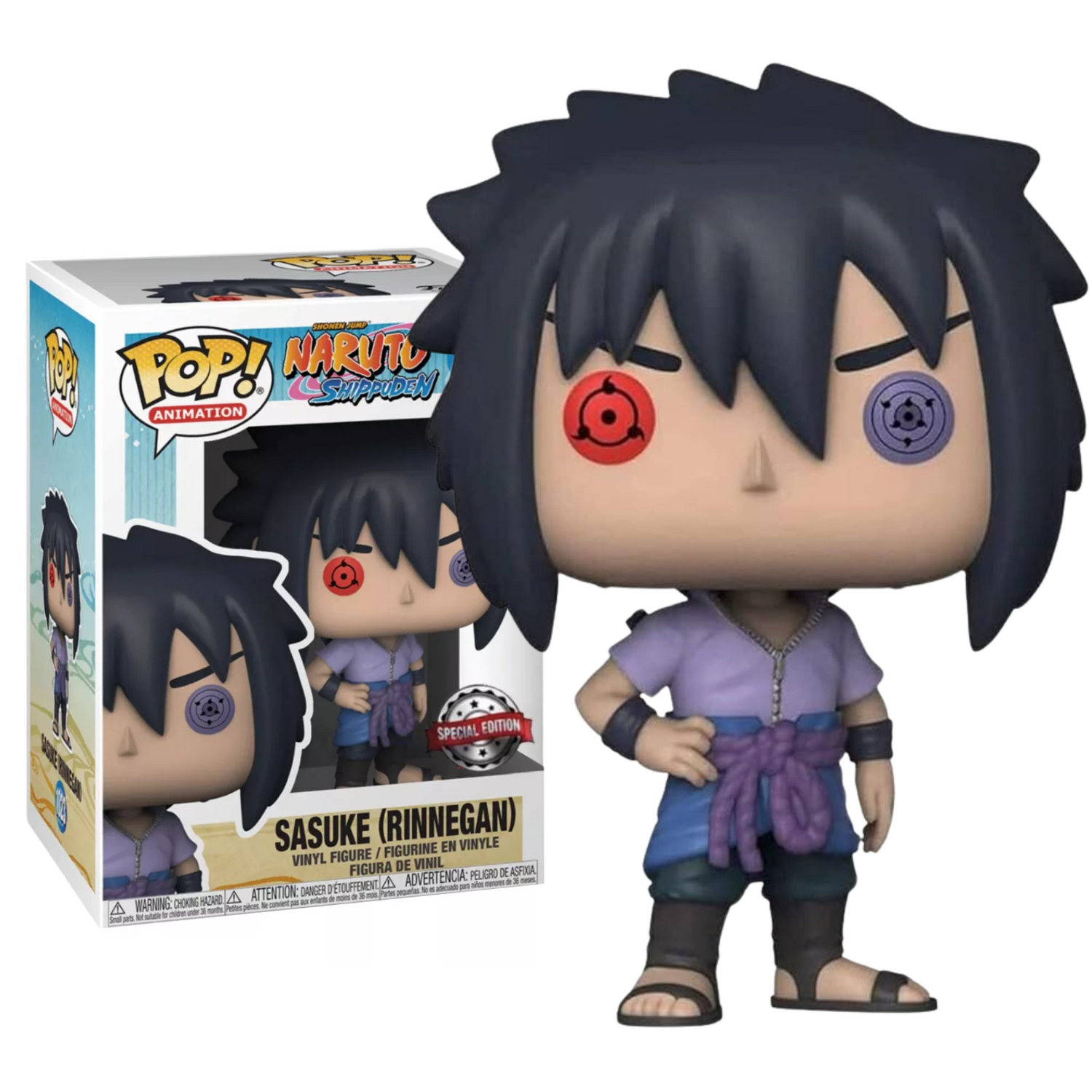 Funko Pop Sasuke Rinnegan 1023 Naruto Shippuden Exclusivo