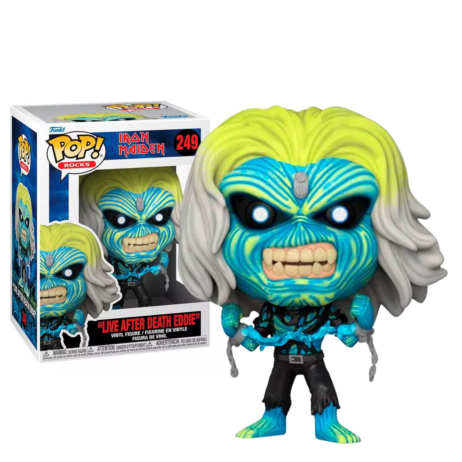 Funko Pop Live After Death Eddie 249 Iron Maiden Rocks