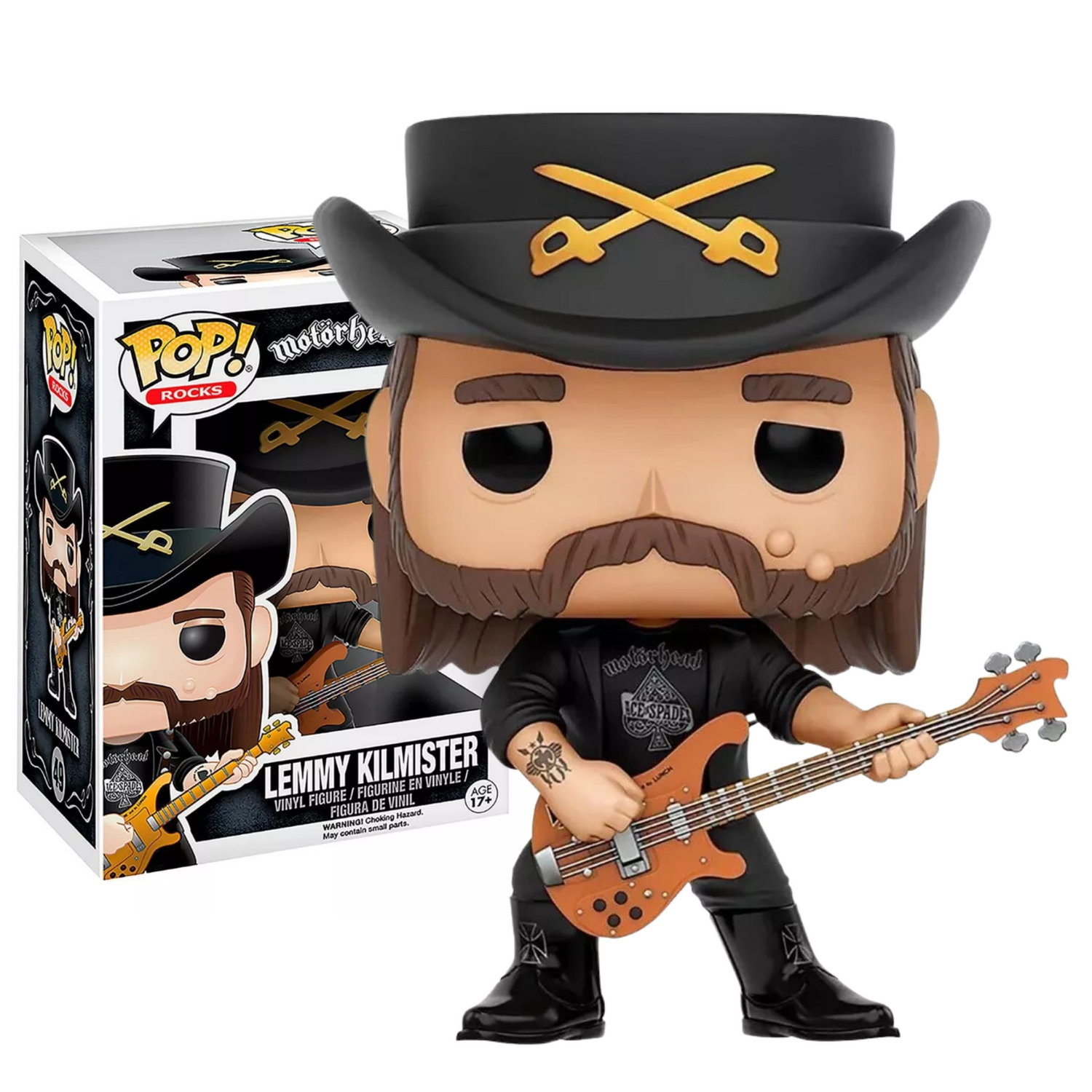 Funko Pop Rocks Motorhead Lemmy Kilmister 49 Cantante