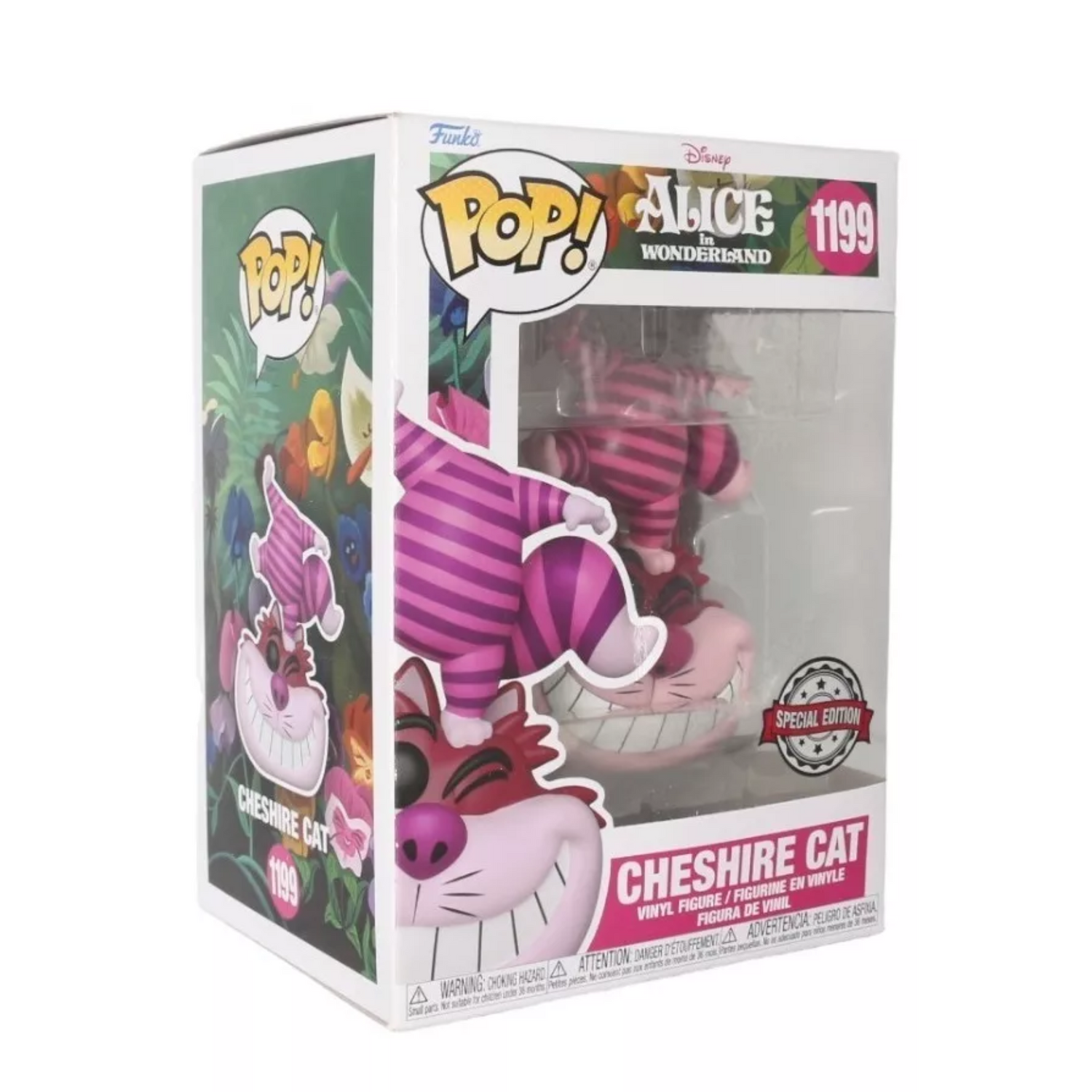 Funko Pop Disney Cheshire Cat Gato Alicia Caja Lastimada
