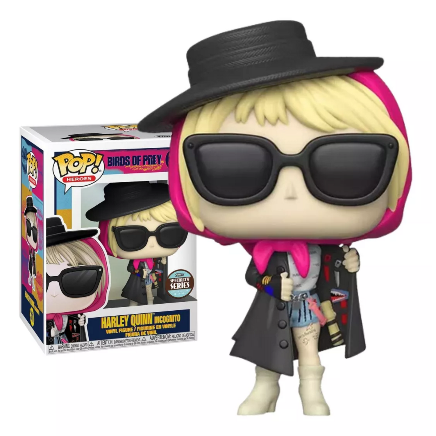 Funko Pop Harley Quinn Birds Of Prey Incognita Exclusiva Dc