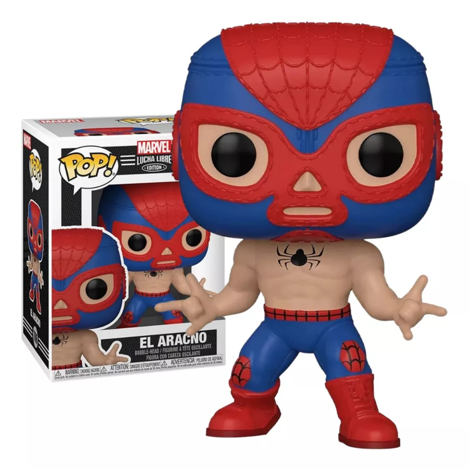 Funko Pop Spiderman El Aracno Marvel Luchadores Hombre Araña