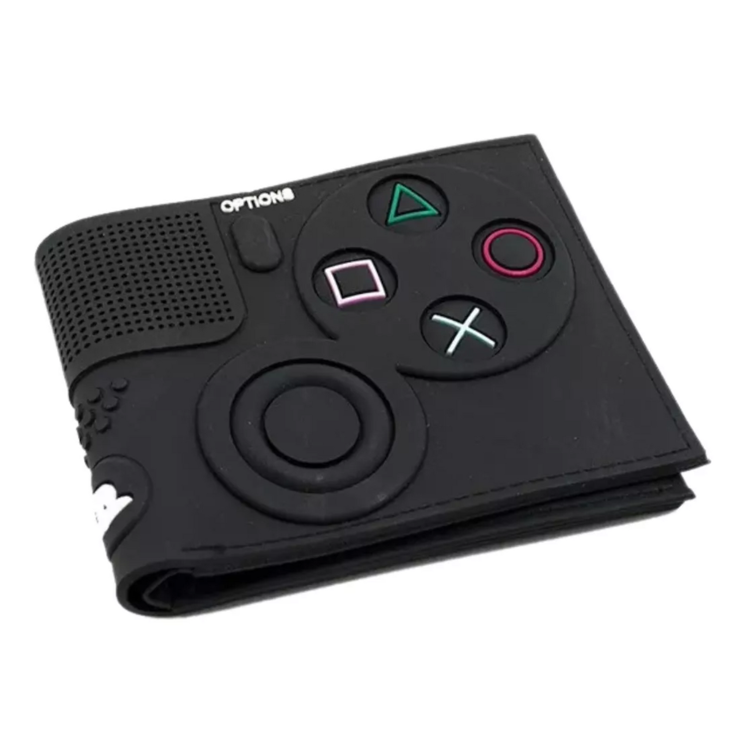 Cartera Playstation Control Negra Hombre Billetera Play