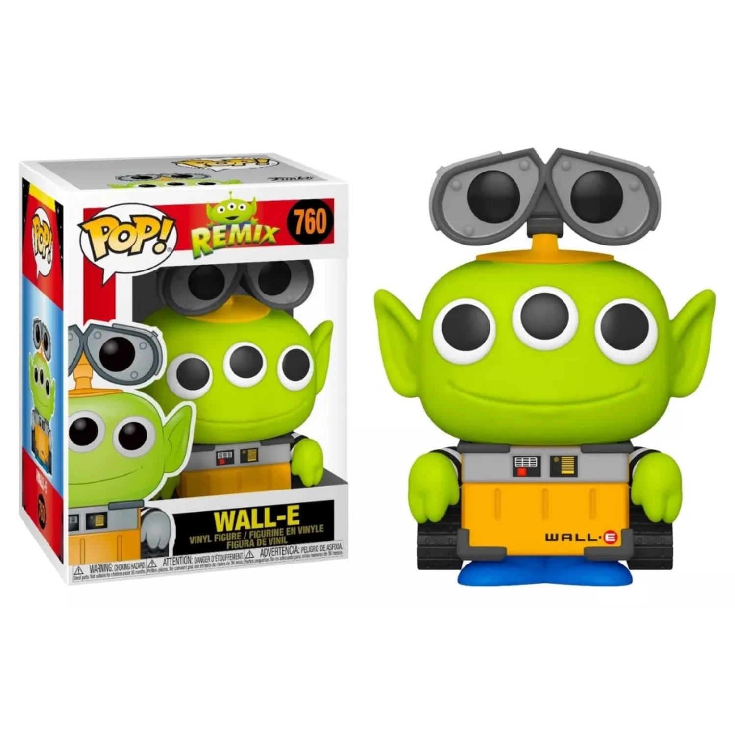 Funko Pop Wall E 760 Alien Remix Eva Disney Eve Walle Guali