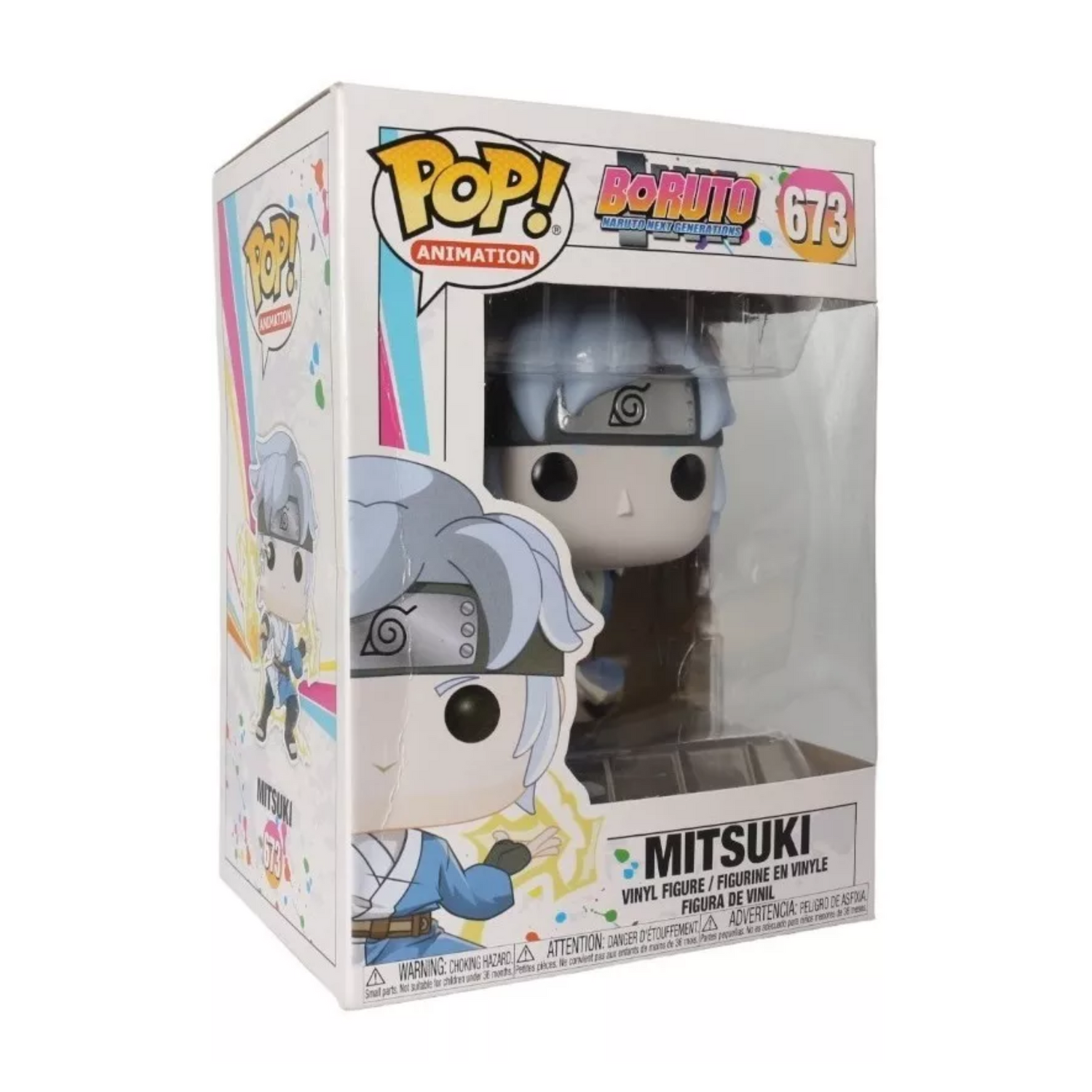 Funko Pop Mitsuki 673 Boruto Caja Lastimada Naruto