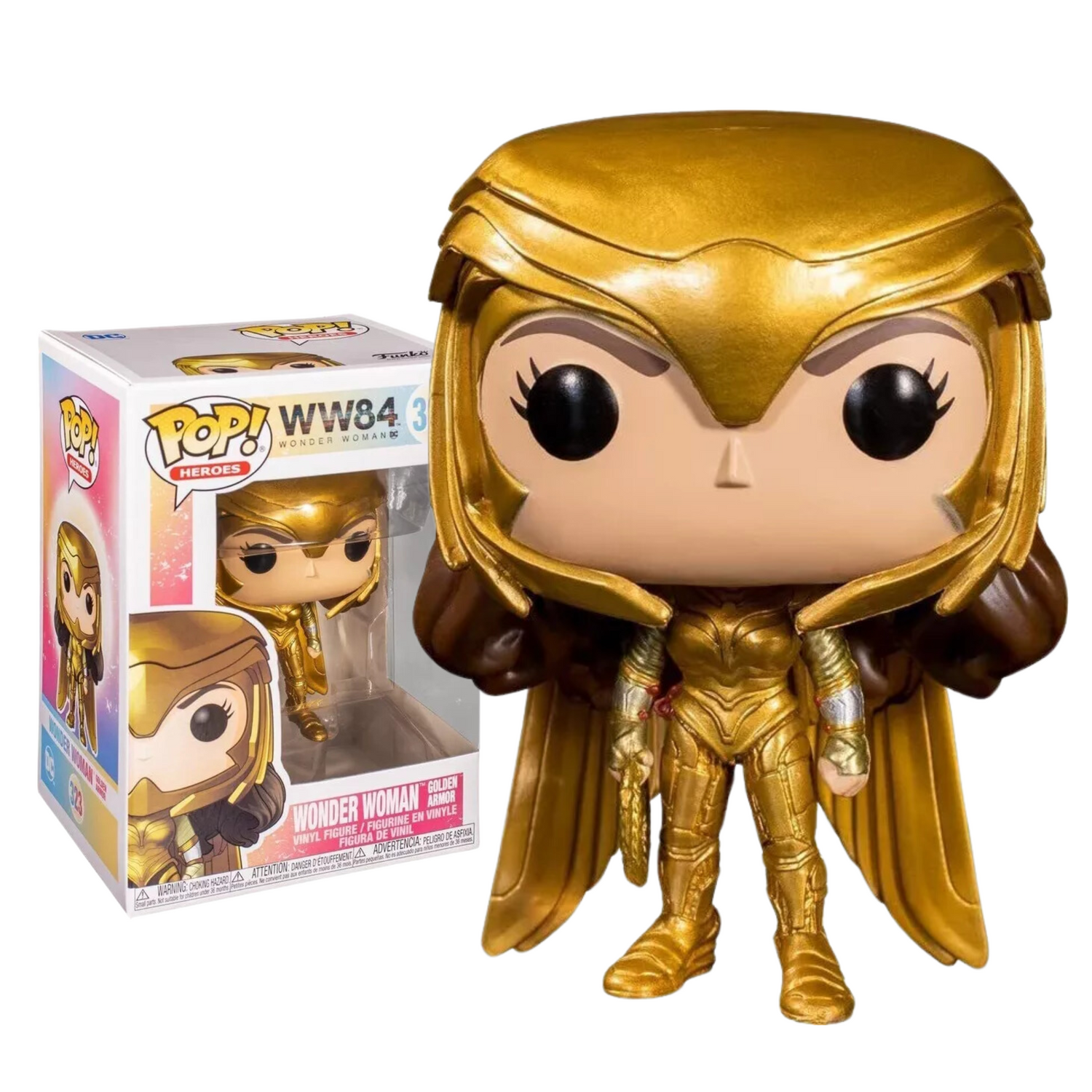 Funko Pop Dc Ww84 Wonder Woman Golden Armor 323