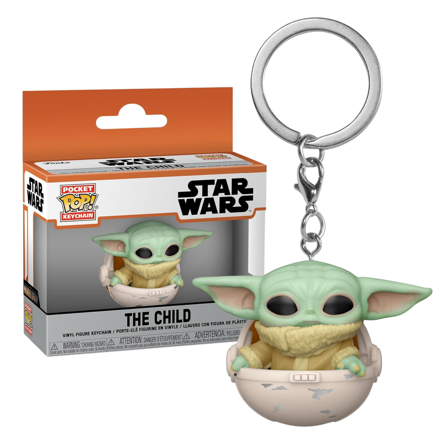 Funko Pop Mandalorian The Child Baby Yoda Keychain