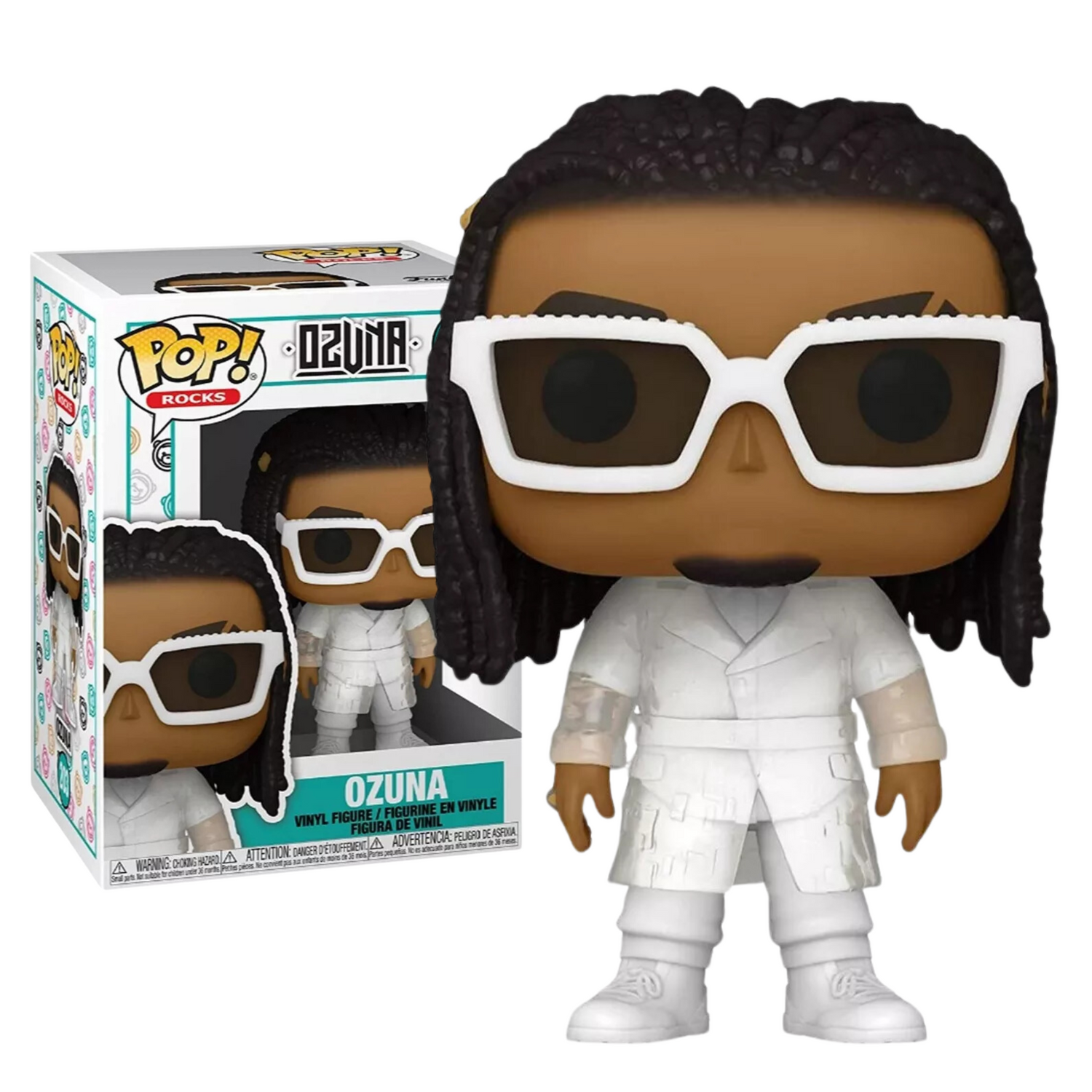 Funko Pop Rocks Ozuna 203 Negrito Ojo Claro