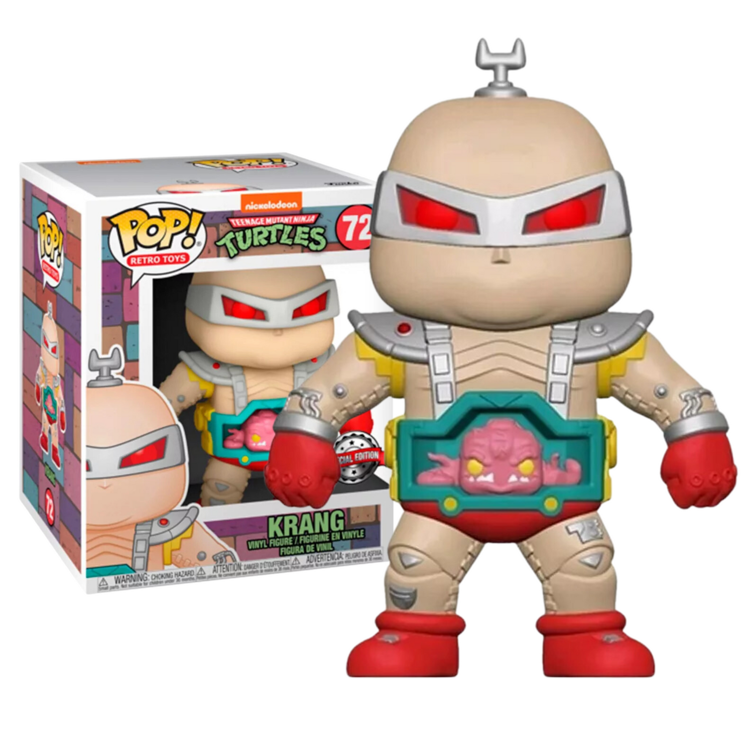 Funko Pop Krang 6 Inch 72 Tortugas Ninja