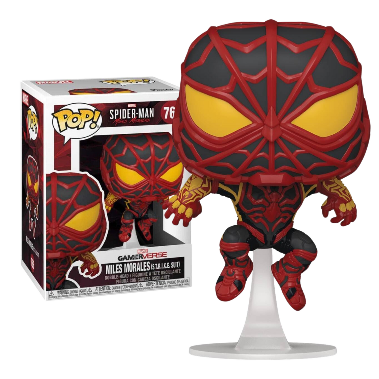 Funko Pop Miles Morales S.t.r.i.k.e. Suit Spiderman 766