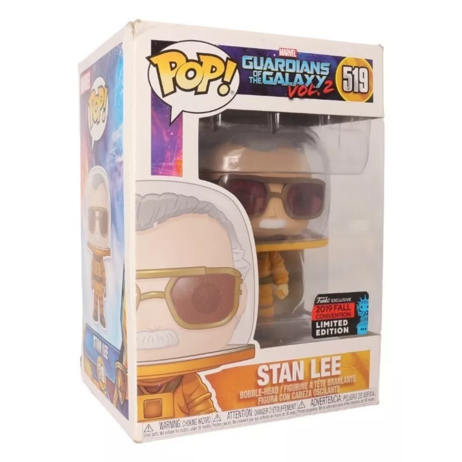 Funko Pop Stan Lee Guardianes De La Galaxia Caja Lastimada