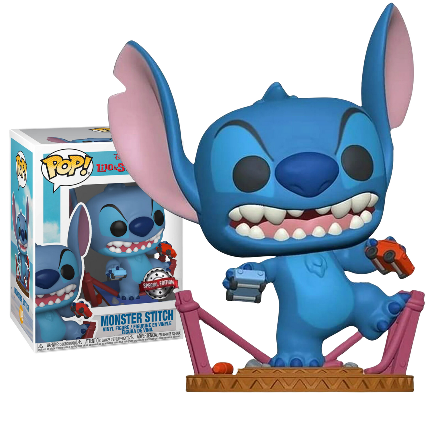 Funko Pop Monster Stitch 1049 Fye Exclusive Lilo Disney