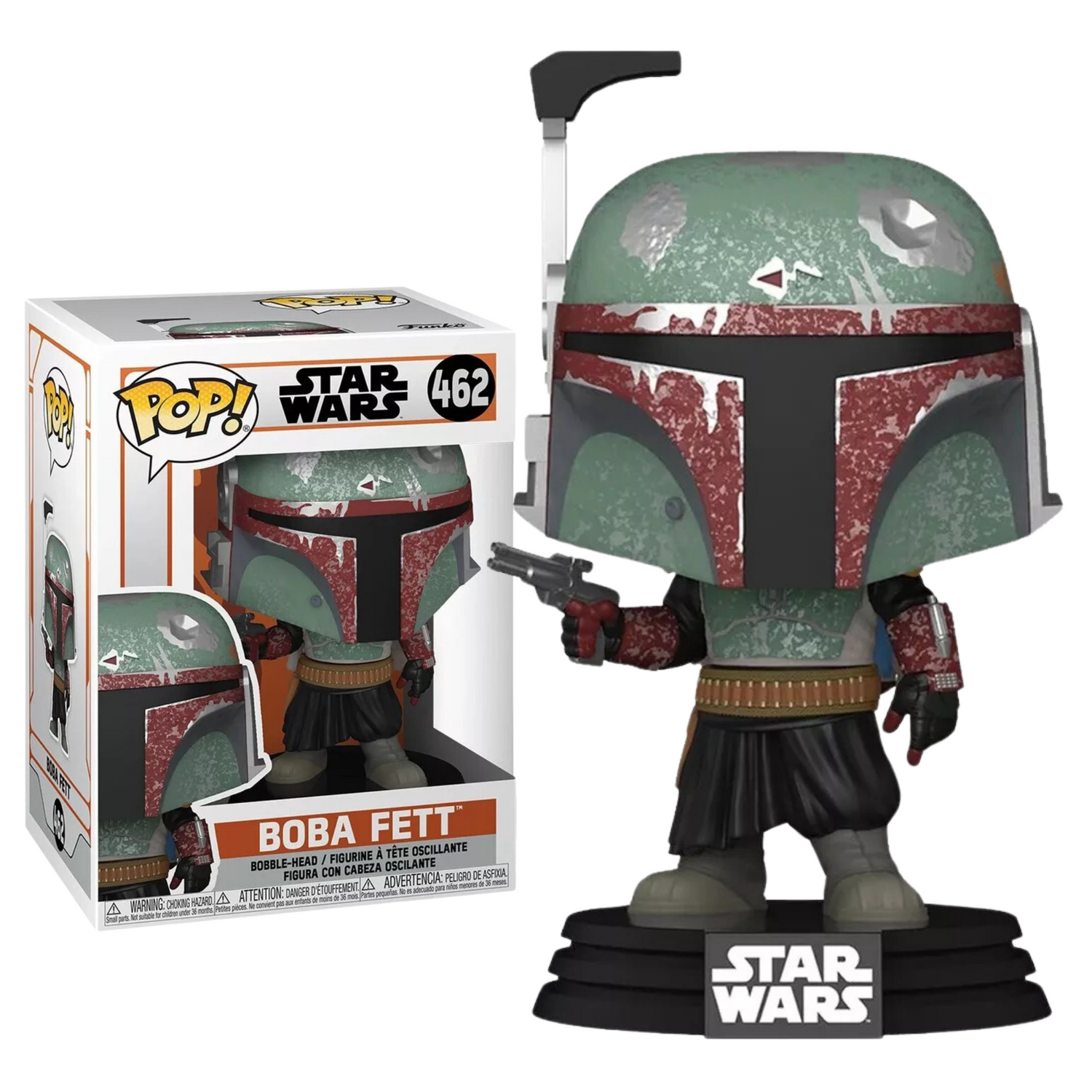 Funko Pop Star Wars Mandalorian Boba Fett 462 Yoda