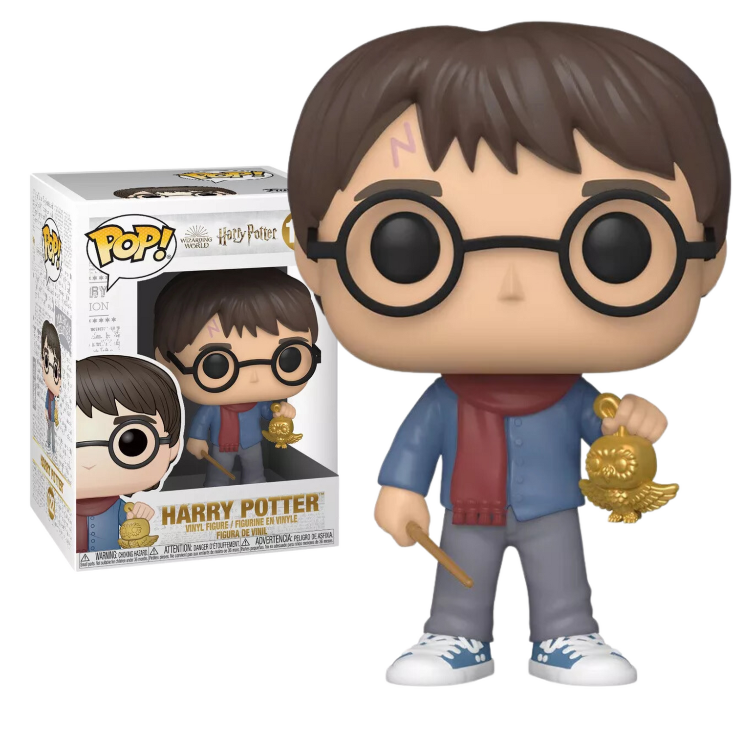 Funko Pop Harry Potter Navidad 122 Hermione Lechuza Varita