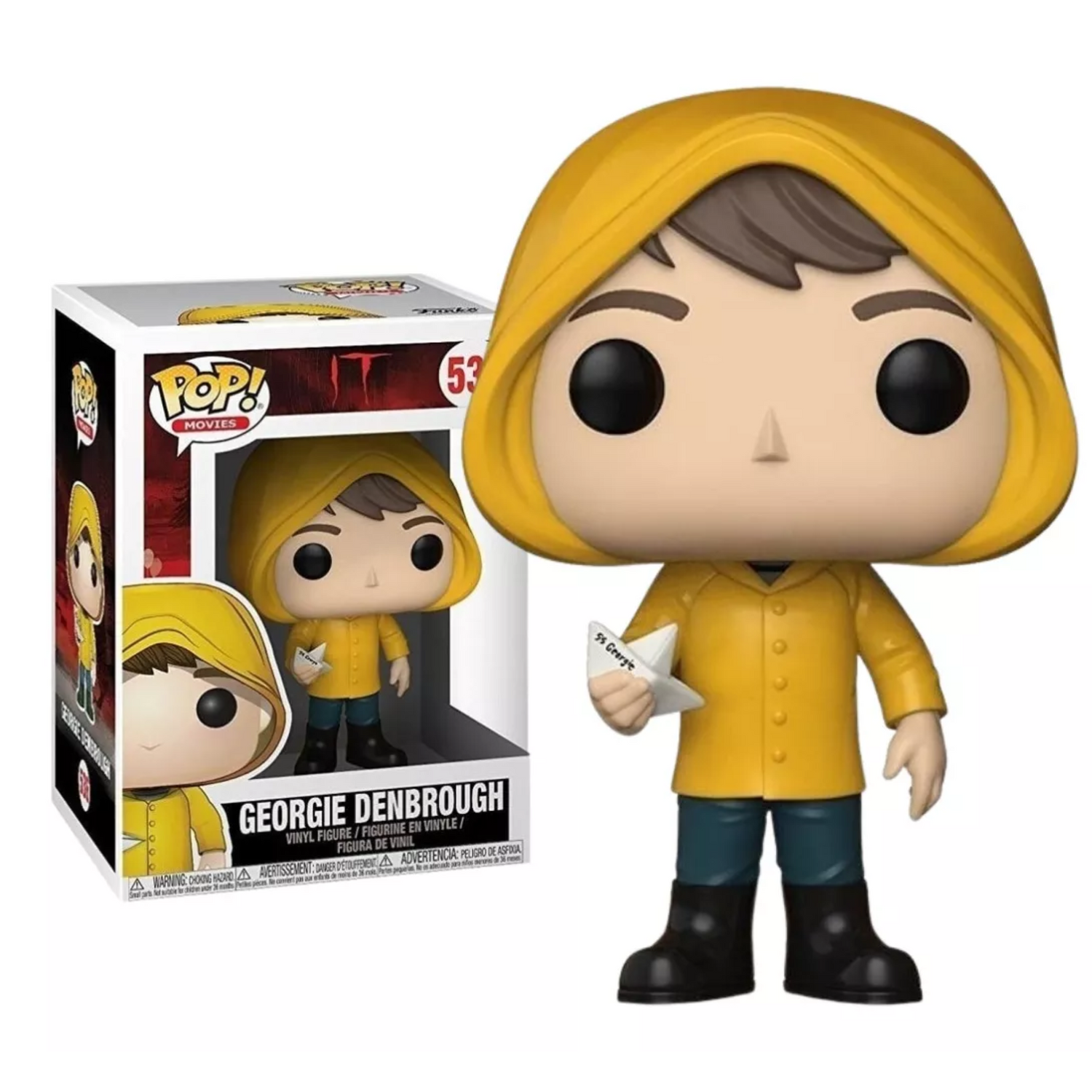 Funko Pop Georgie Denbrough 536 Pennywise It Payaso Niño
